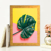 Quadro Decorativo MDF Emoldurado - Arte Multicolor 24x29cm com Moldura de Madeira 2cm