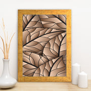 Quadro Decorativo MDF Emoldurado - Arte Multicolor 24x29cm com Moldura de Madeira 2cm