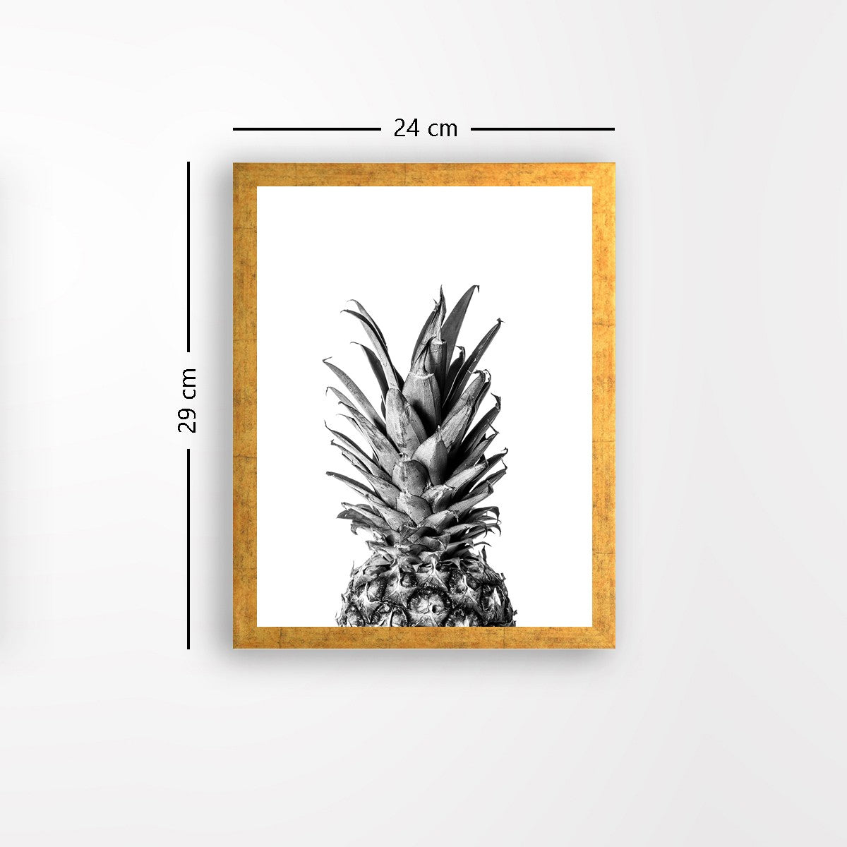 Quadro Decorativo MDF Emoldurado - Arte Multicolor 24x29cm com Moldura de Madeira 2cm