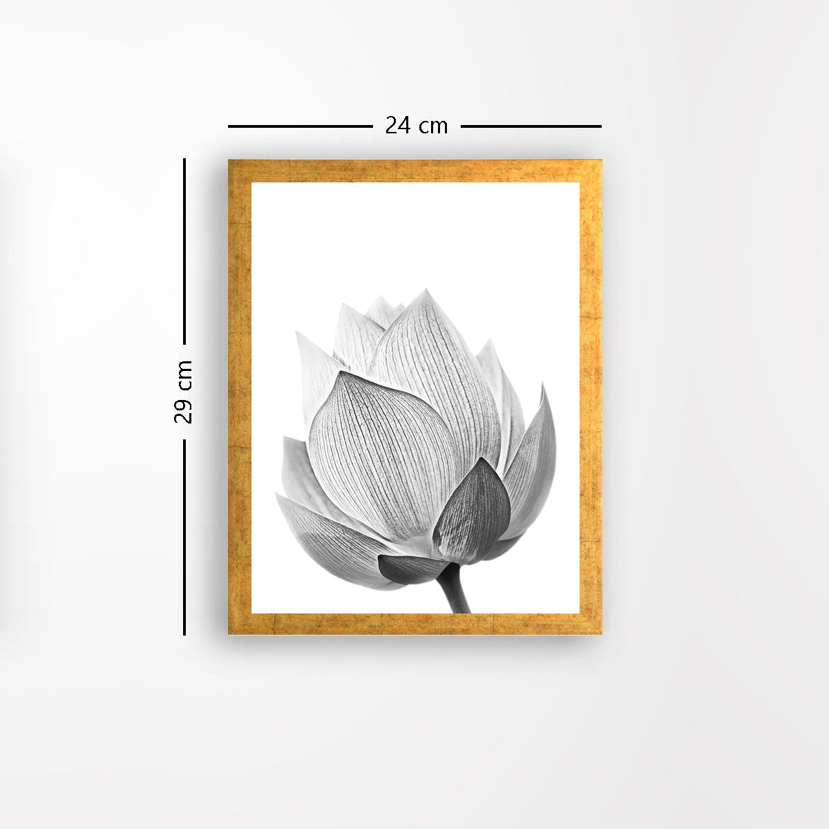 Quadro Decorativo MDF Emoldurado - Arte Multicolor 24x29cm com Moldura de Madeira 2cm