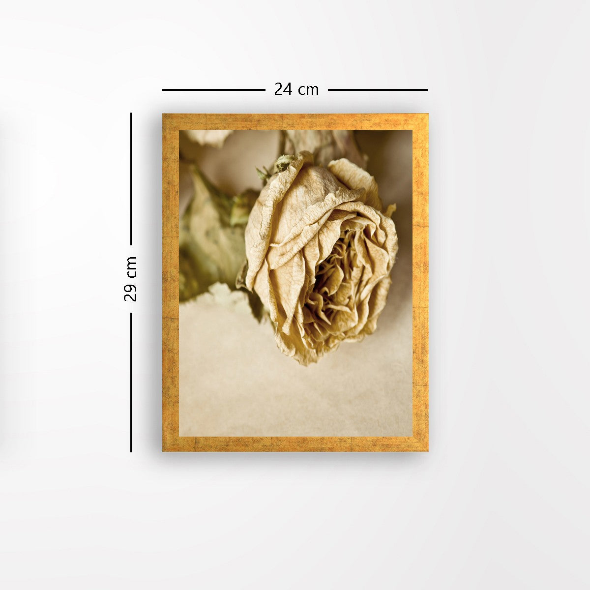 Quadro Decorativo MDF Emoldurado - Arte Multicolor 24x29cm com Moldura de Madeira 2cm