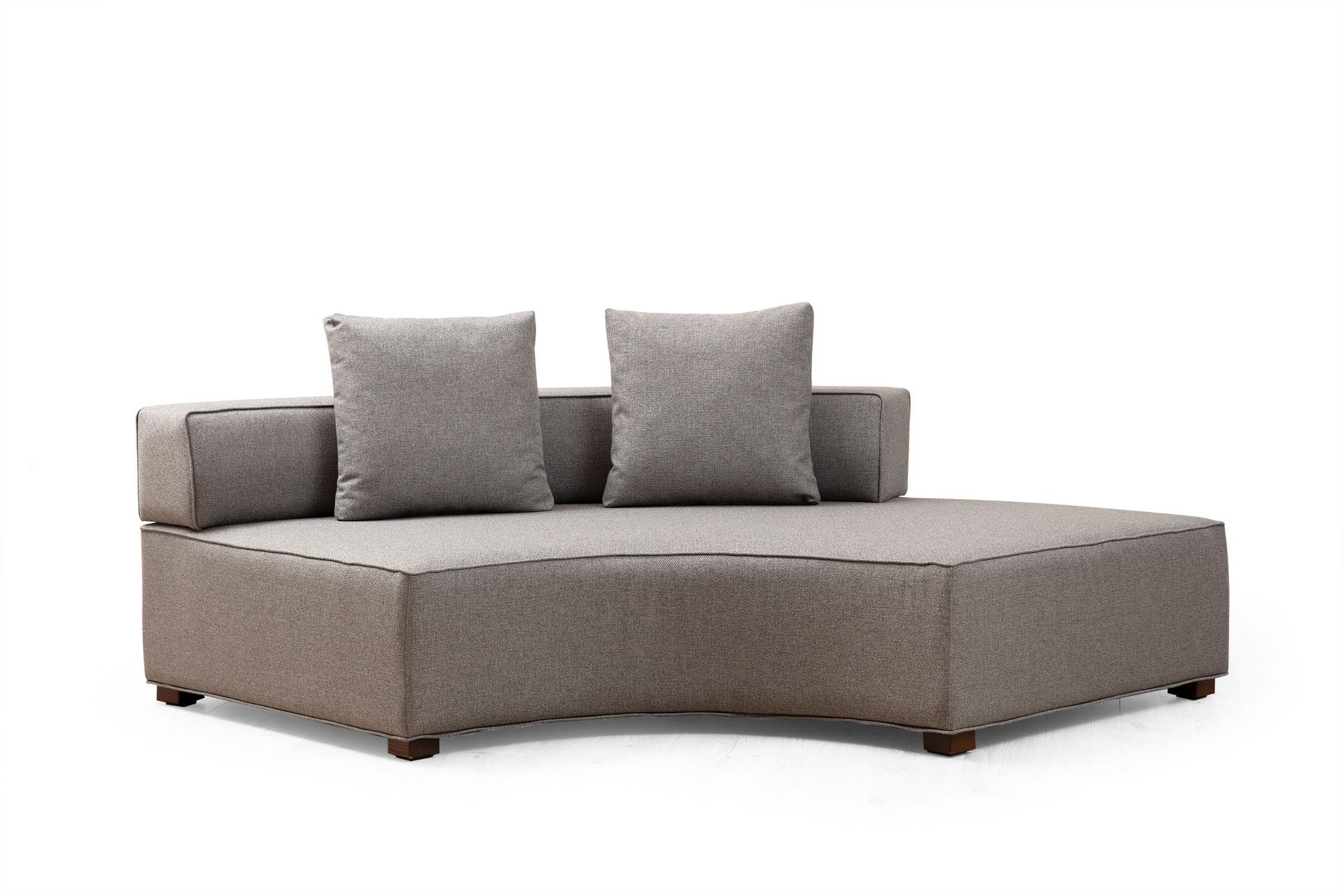 Sofá de canto elegante, cinza, 300 x 360 cm | Estrutura em madeira de faia e aglomerado, 100% poliéster, 7 almofadas incluídas | Perfeito para espaços de estar escandinavos modernos