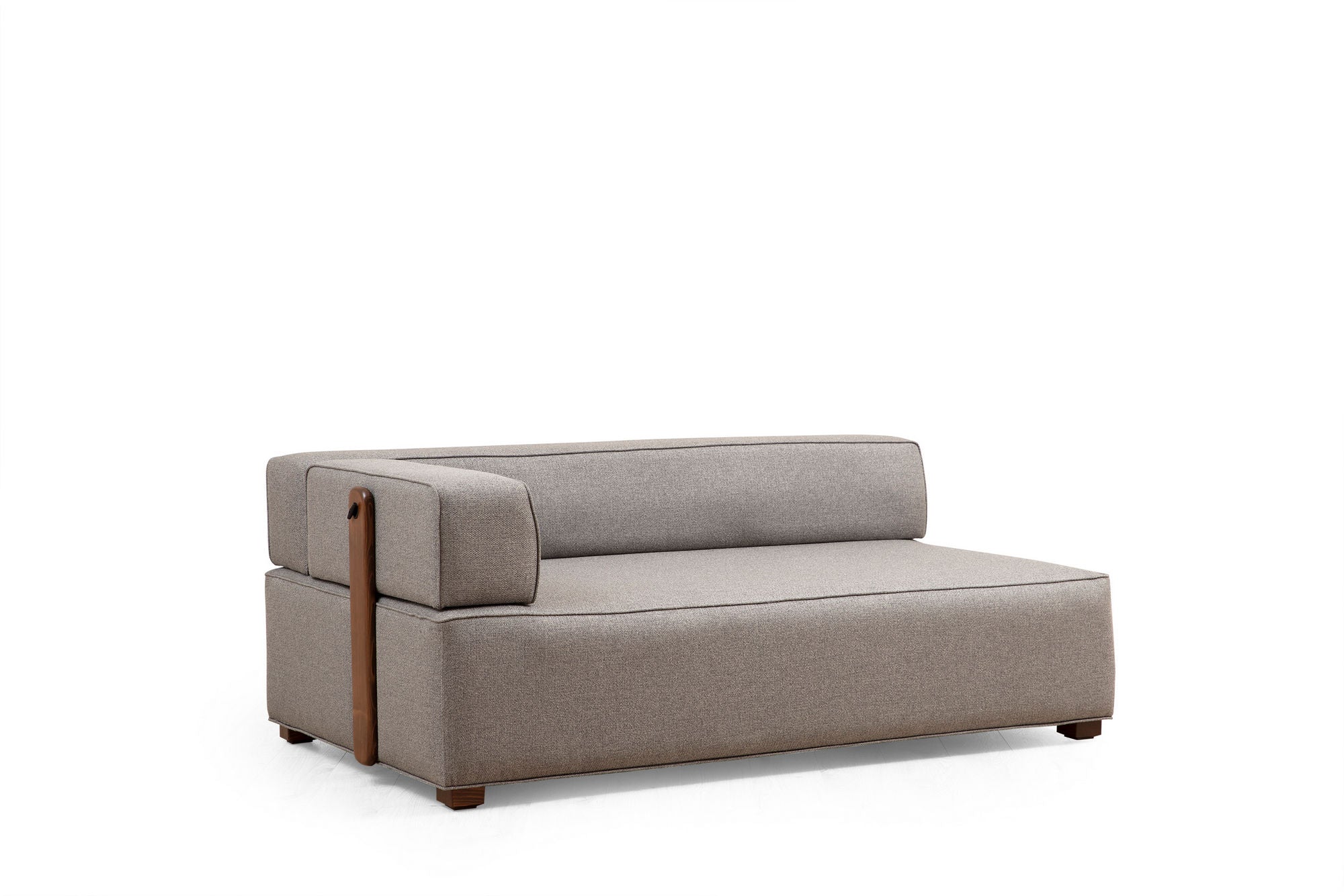 Sofá de canto elegante, cinza, 360 x 300 cm | Estrutura em madeira de faia e aglomerado, 100% poliéster, 7 almofadas incluídas | Perfeito para espaços de estar escandinavos modernos
