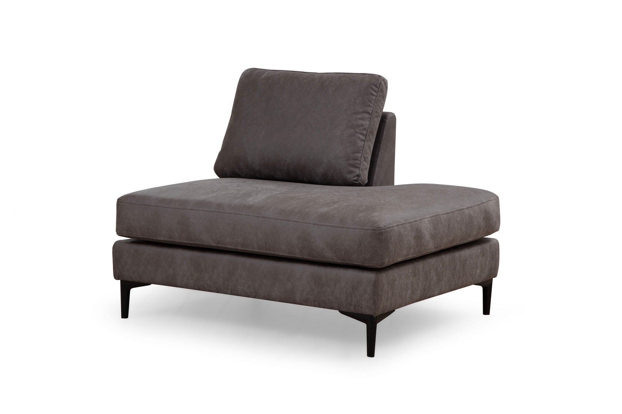 Sofá de canto elegante, antracite, 155 x 314 x 200 cm | Estrutura em madeira de faia e aglomerado, 100% poliéster, almofadas de espuma macia | Design moderno para salas de estar