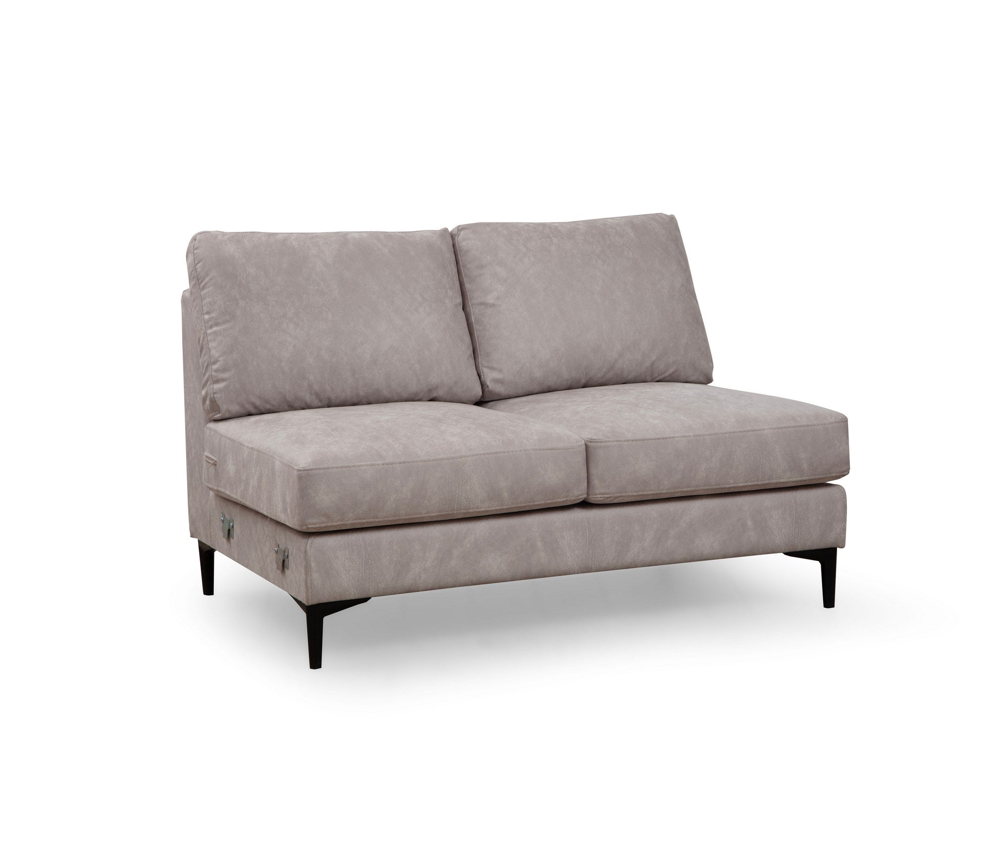 Sofá de canto elegante, bege, 200 x 314 x 155 cm | Estrutura em madeira de faia e aglomerado, 100% poliéster, almofadas de espuma macia | Design moderno para sala de estar