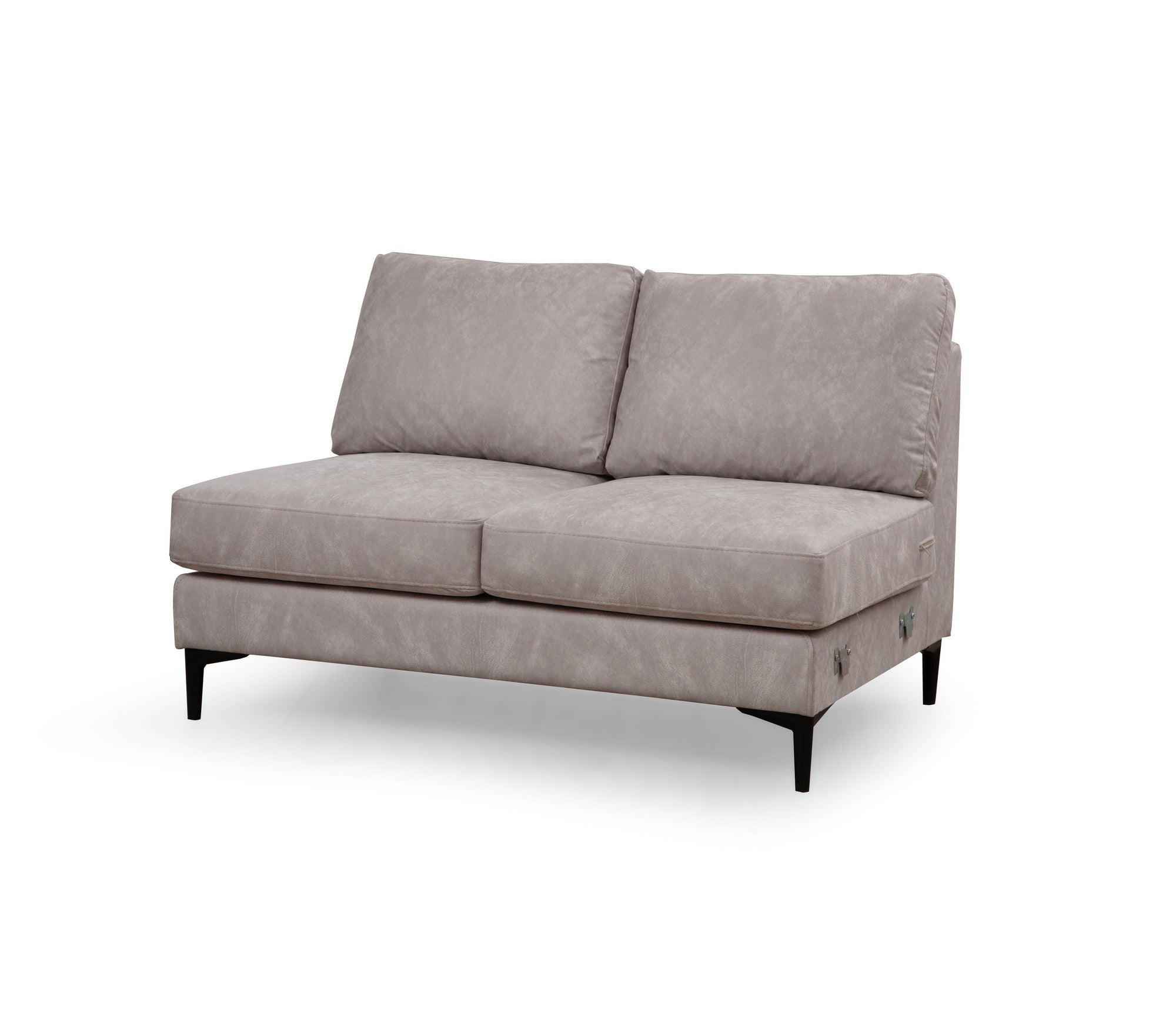 Sofá de canto elegante, bege, 155 x 314 x 200 cm | Estrutura em madeira de faia e aglomerado, 100% poliéster, almofadas de espuma macia | Design moderno para sala de estar