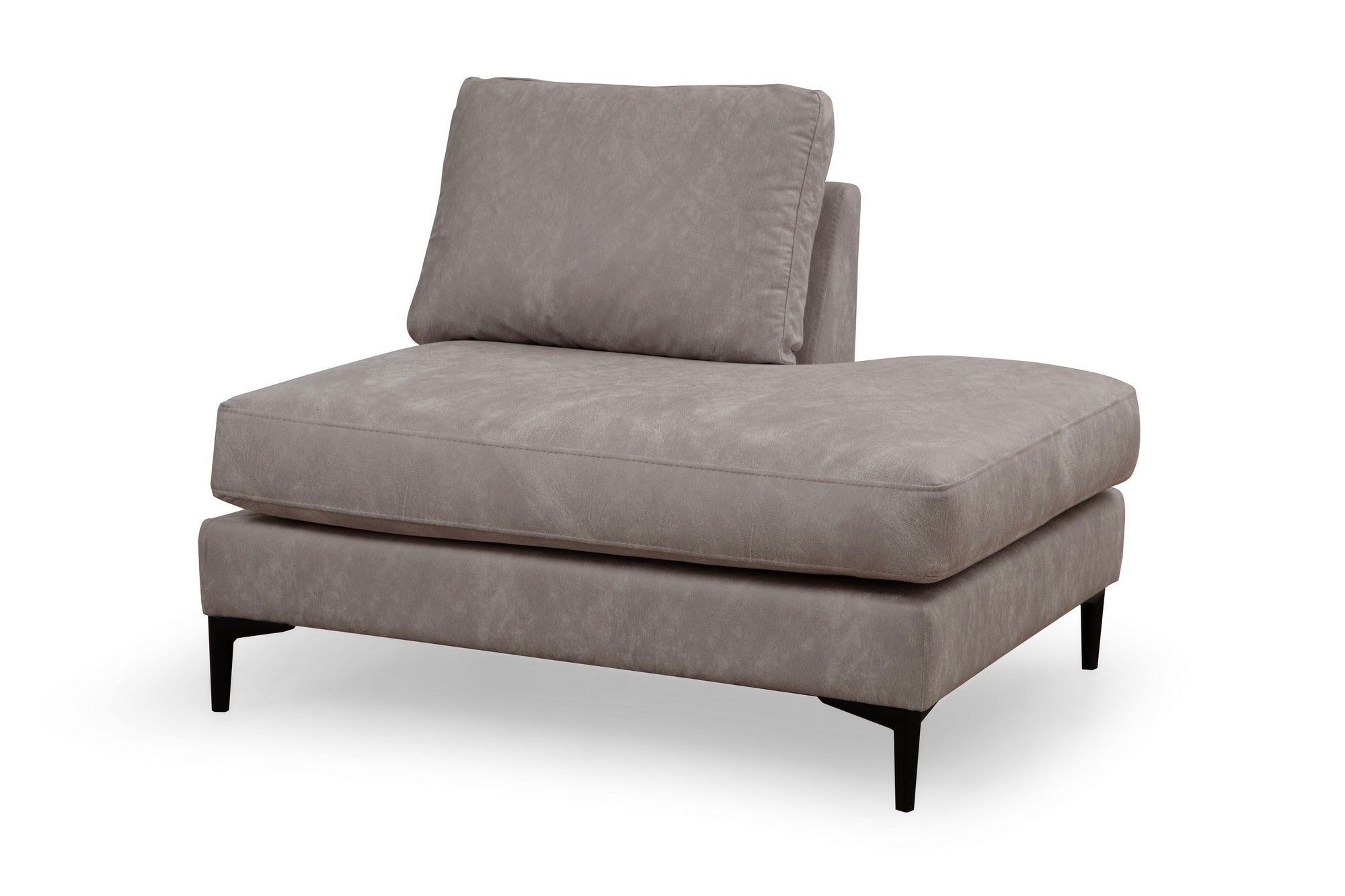 Sofá de canto elegante, bege, 155 x 314 x 200 cm | Estrutura em madeira de faia e aglomerado, 100% poliéster, almofadas de espuma macia | Design moderno para sala de estar