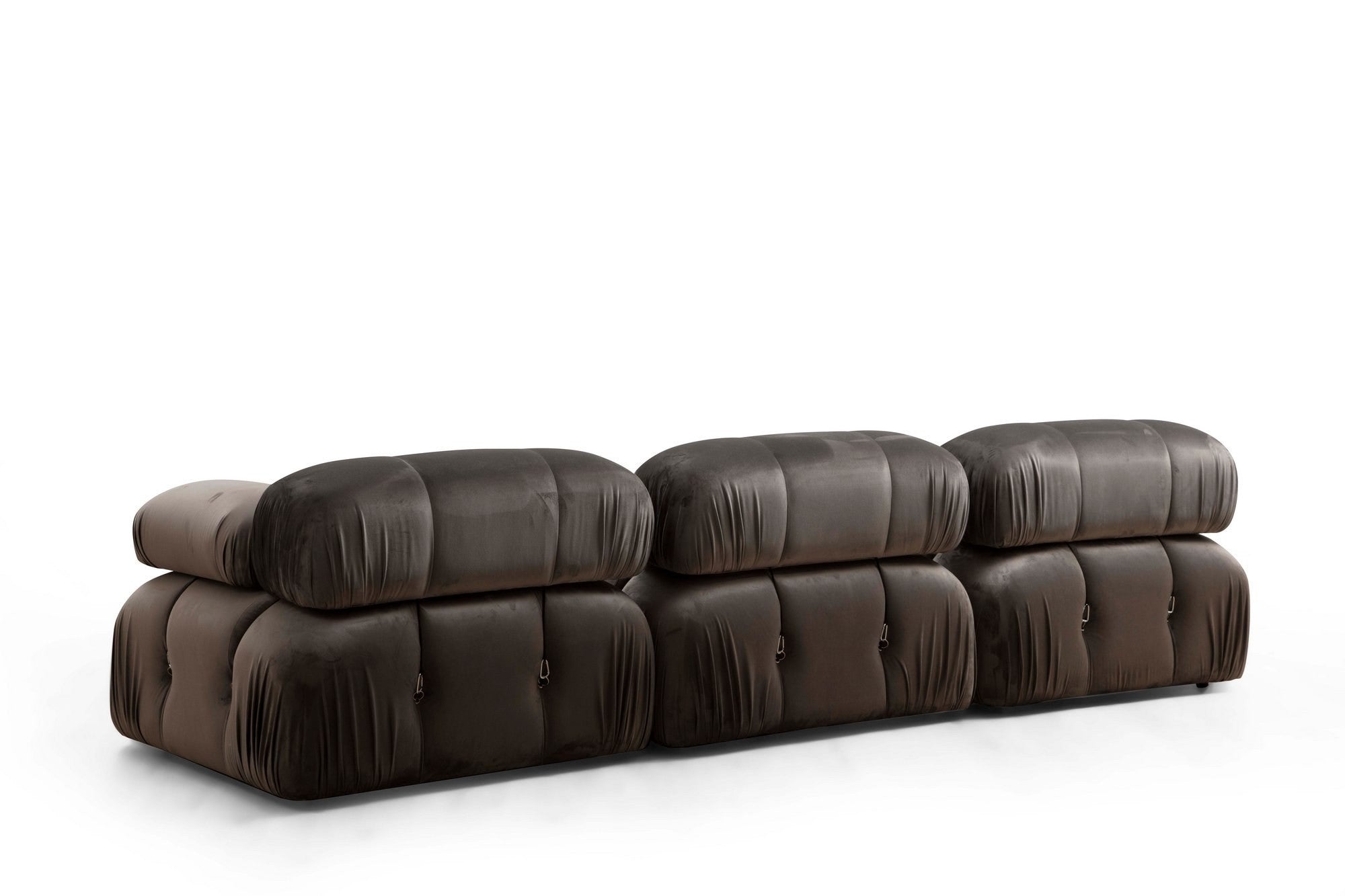 Sofá elegante de 1 lugar, cinza, 95x95x75 cm | Estrutura em madeira de faia e aglomerado, 100% poliéster, encosto removível, personalizável | Perfeito para decoração escandinava e hoteleira