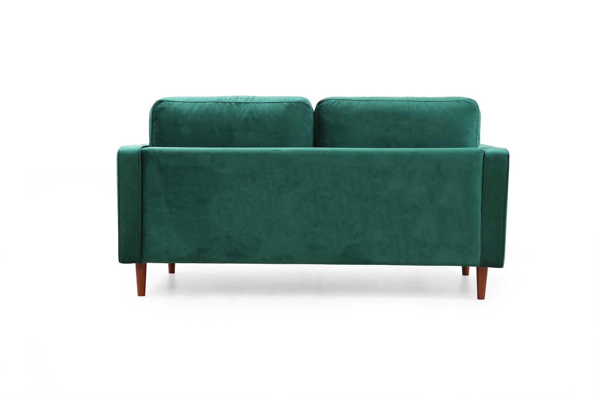 Sofá elegante de 2 lugares, verde menta, 175 x 90 x 70 cm | Estrutura em madeira de faia, 100% poliéster, inclui 2 almofadas | Perfeito para espaços modernos