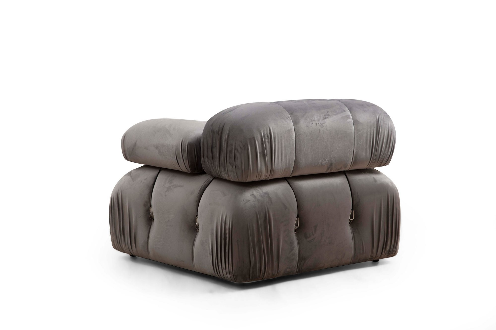 Sofá de canto elegante, cinza, 288 x 190 x 75 cm | Estrutura em madeira de faia e aglomerado, 100% poliéster, encosto e braço removíveis | Perfeito para casas escandinavas modernas