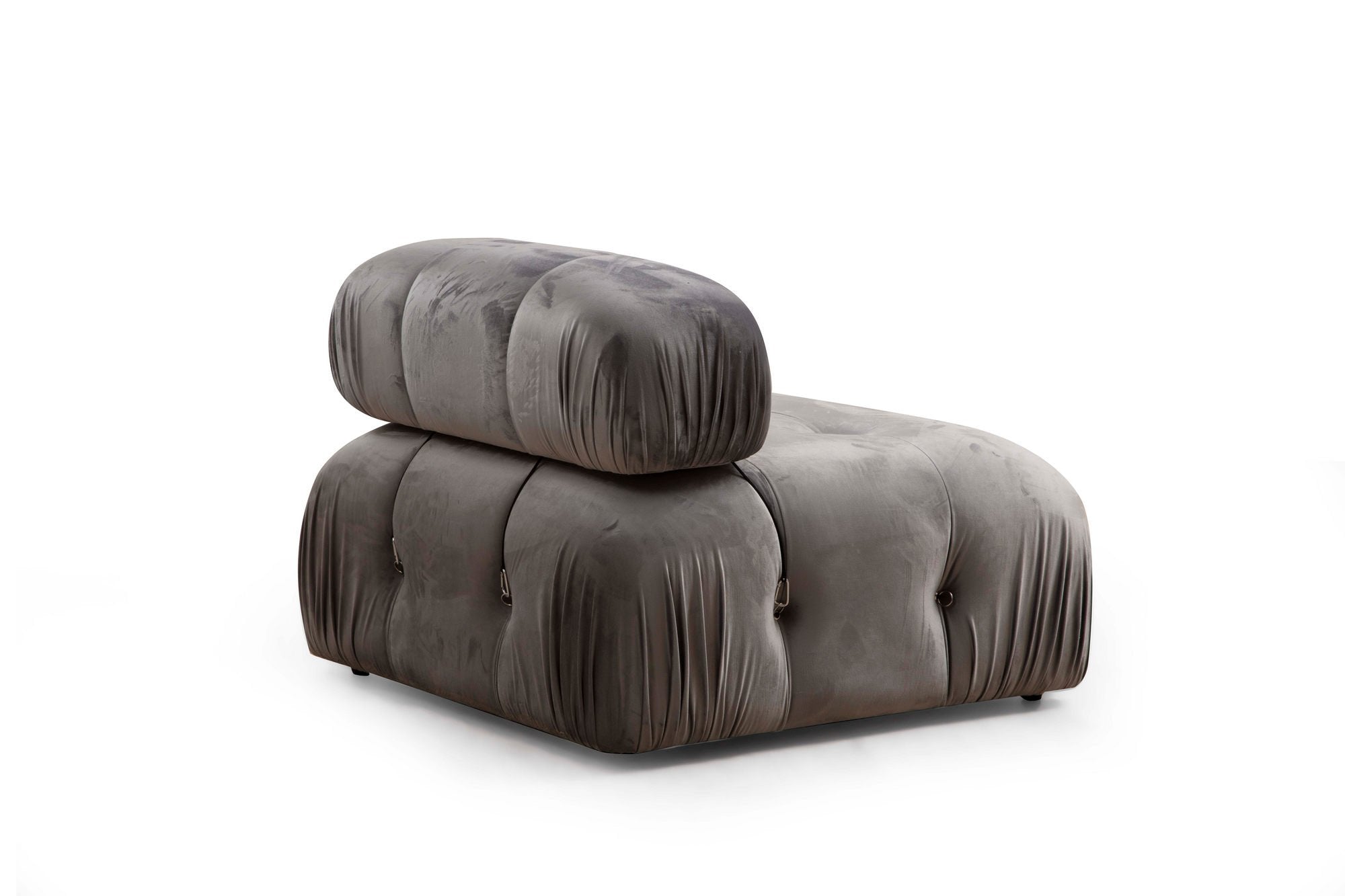 Sofá de canto elegante, cinza, 288 x 190 x 75 cm | Estrutura em madeira de faia e aglomerado, 100% poliéster, encosto e braço removíveis | Perfeito para casas escandinavas modernas