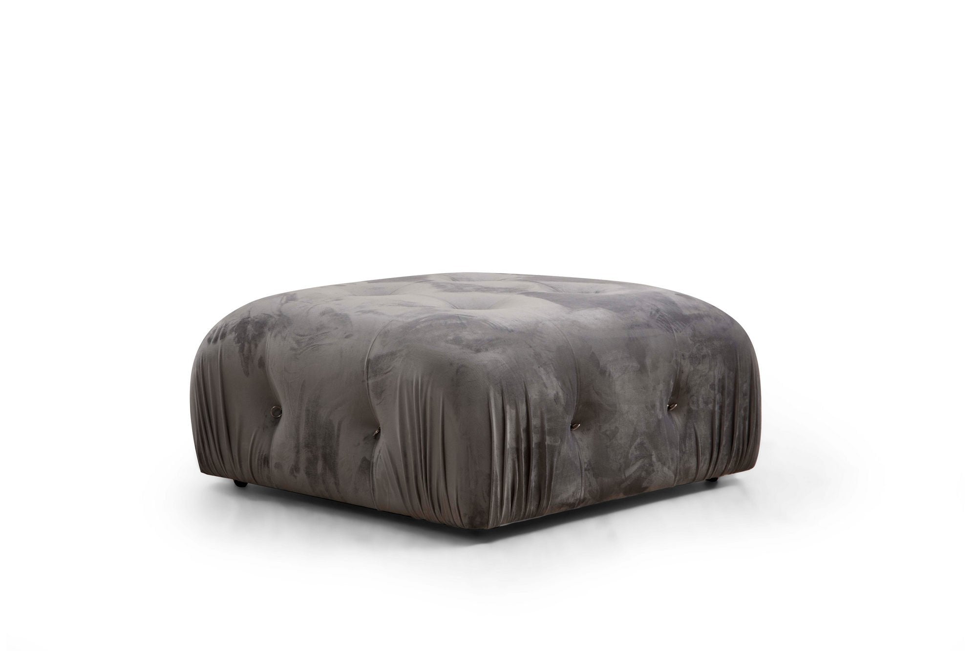 Sofá de canto elegante, cinza, 288 x 190 x 75 cm | Estrutura em madeira de faia e aglomerado, 100% poliéster, encosto e braço removíveis | Perfeito para casas escandinavas modernas