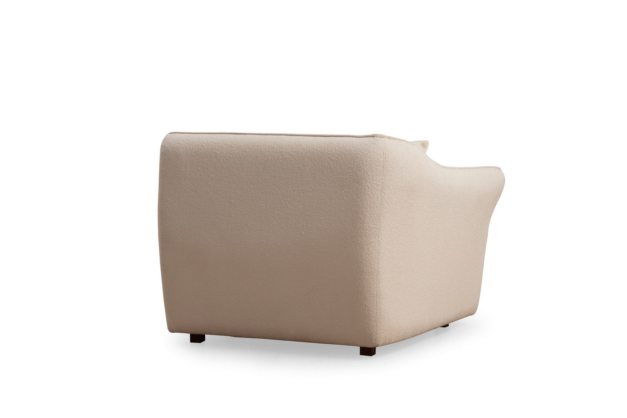 Sofá de canto elegante, cor creme, 288 x 108 x 79 cm | Estrutura em madeira de faia e aglomerado, 100% poliéster, espuma 28 DNS | Elegante e confortável para salas de estar modernas