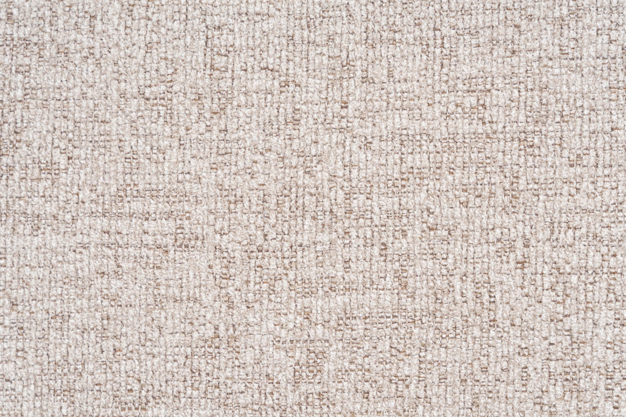 Sofá de canto elegante, marrom claro, 240 x 265 x 70 cm | Estrutura 100% madeira de carpa, tecido 100% linho, espuma 32 DNS | Perfeito para salas de estar modernas
