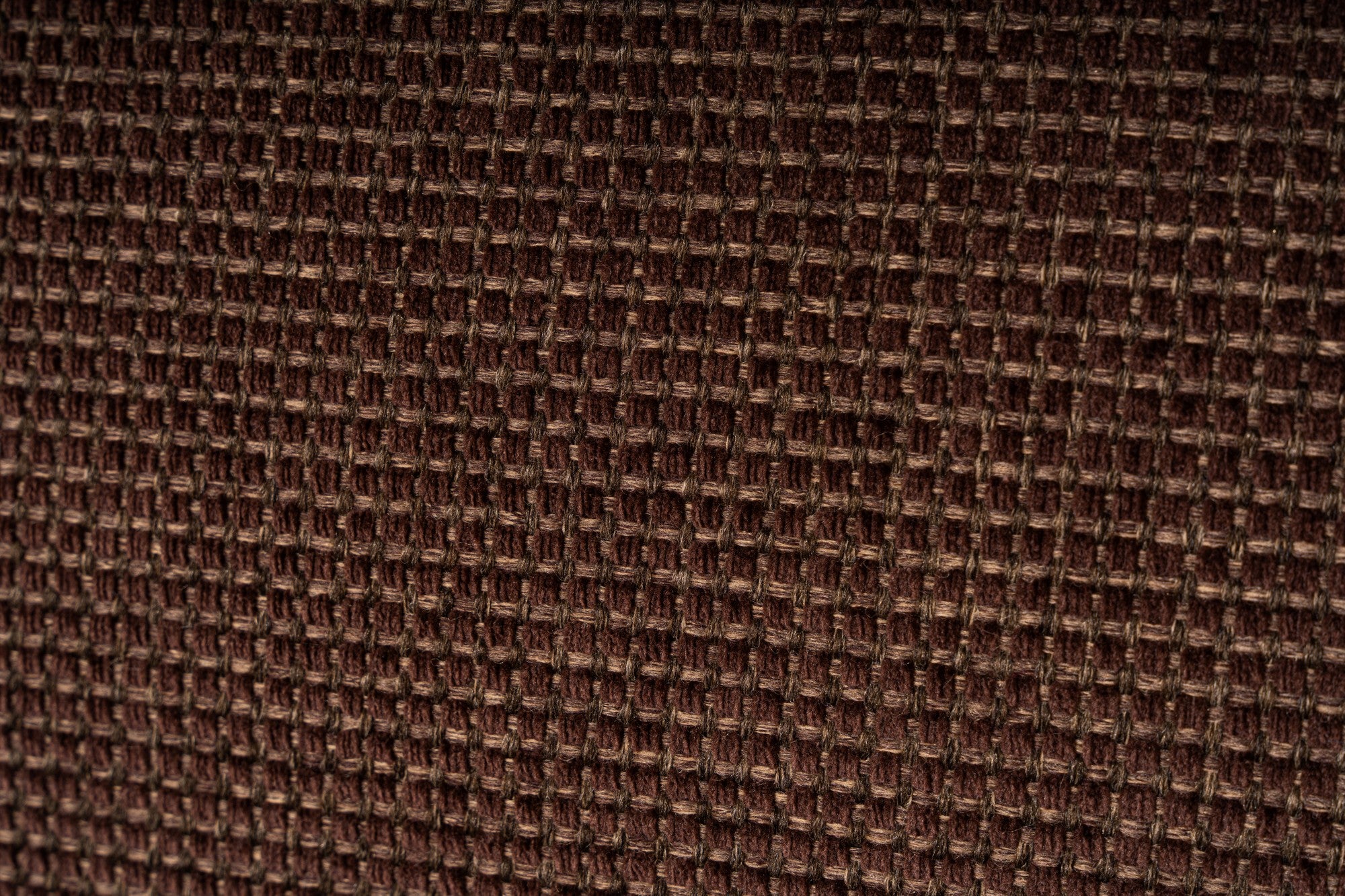 Sofá elegante de 4 lugares, tecido de linho marrom, 300 x 108 x 65 cm | Assentos de espuma DNS 32, pernas de plástico, inclui 2 almofadas | Perfeito para salas de estar modernas