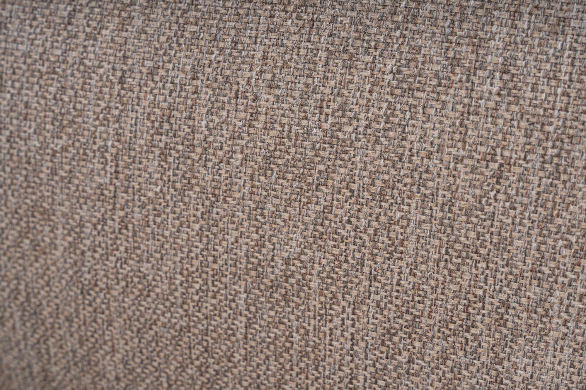 Sofá de canto elegante bege areia, 350 cm | Estrutura 100% madeira de carpa, tecido 100% linho, espuma 32 DNS, pernas de plástico | Elegante e confortável para salas de estar modernas