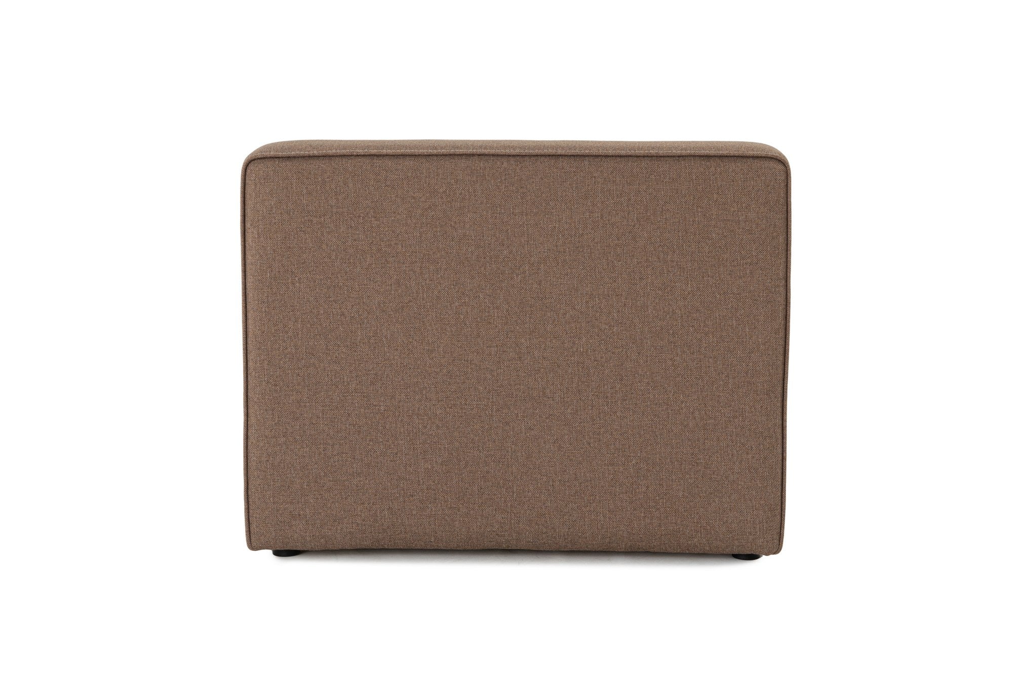 Sofá elegante de 1 lugar, marrom, 90 x 69 x 90 cm | Tecido de textura macia, estrutura de faia e abeto, almofada de espuma 30 DNS | Perfeito para salas de estar aconchegantes e recantos de leitura