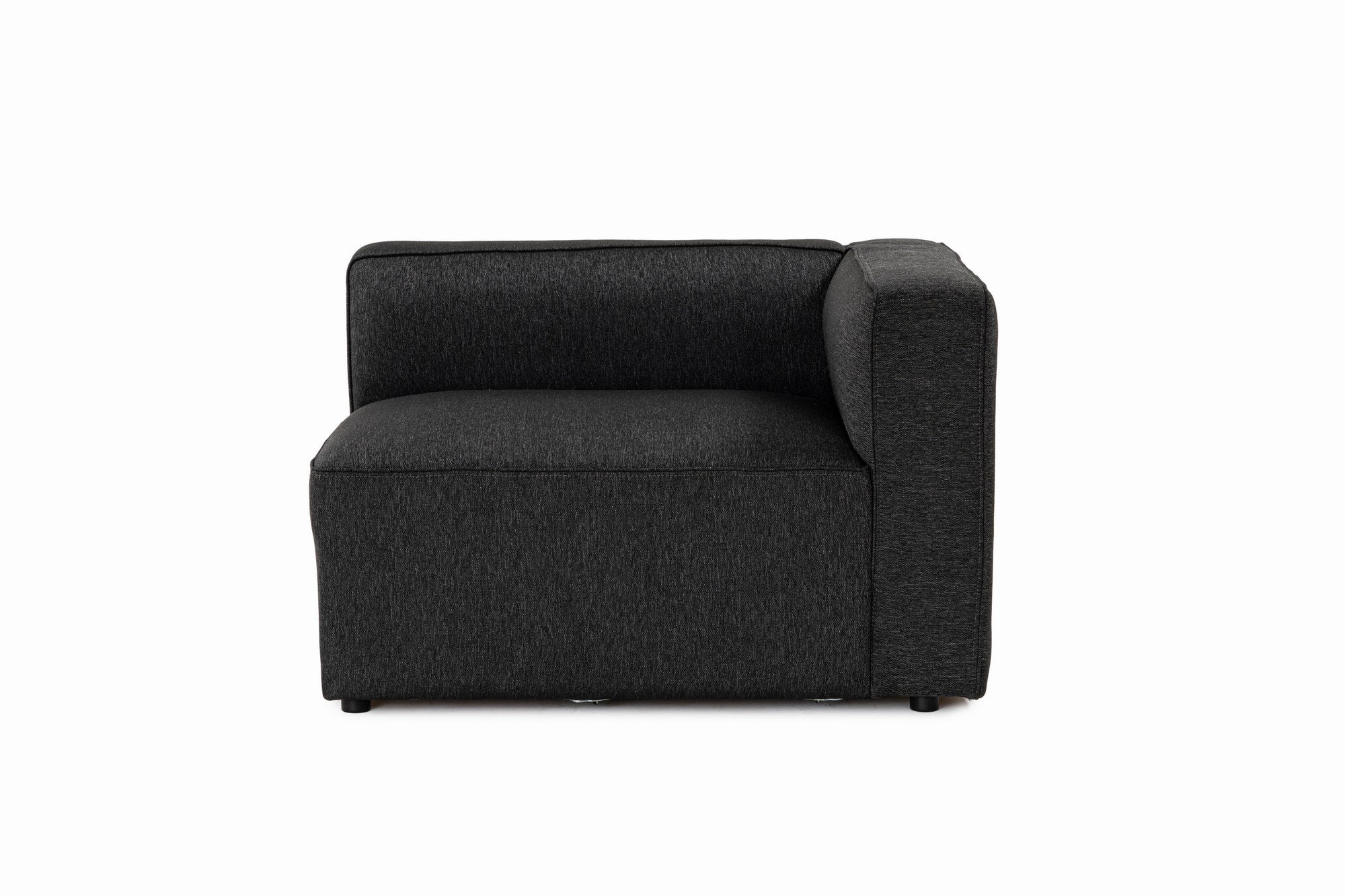 Sofá elegante de 2 lugares, antracite, 220 x 69 x 90 cm | Tecido de textura macia, estrutura de faia e abeto, 30 almofadas de espuma DNS | Perfeito para salas de estar modernas