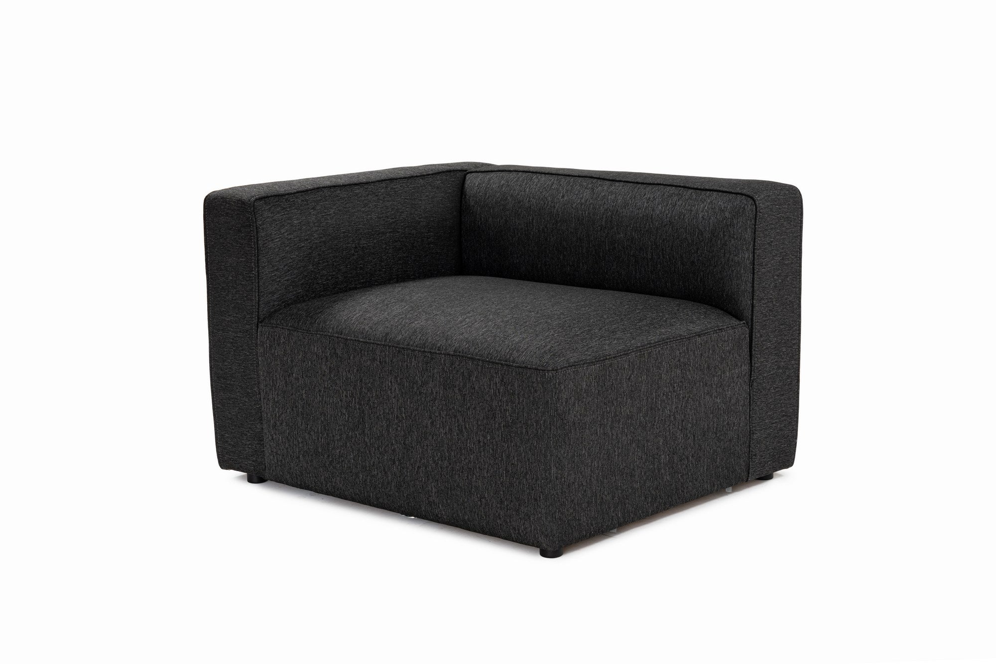 Sofá elegante de 2 lugares, antracite, 220 x 69 x 90 cm | Tecido de textura macia, estrutura de faia e abeto, 30 almofadas de espuma DNS | Perfeito para salas de estar modernas