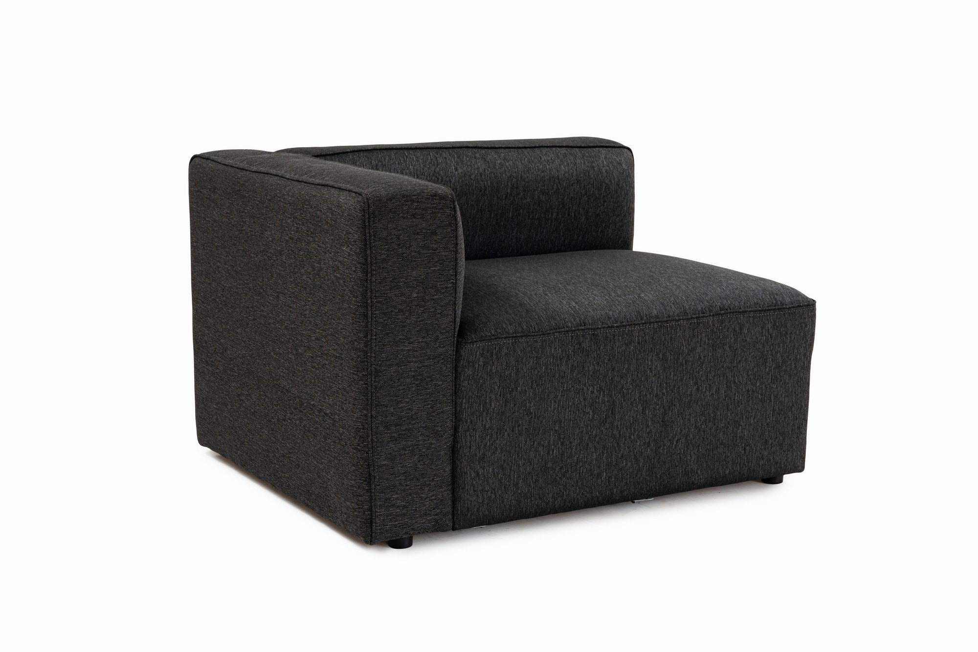 Sofá elegante de 2 lugares, antracite, 220 x 69 x 90 cm | Tecido de textura macia, estrutura de faia e abeto, 30 almofadas de espuma DNS | Perfeito para salas de estar modernas