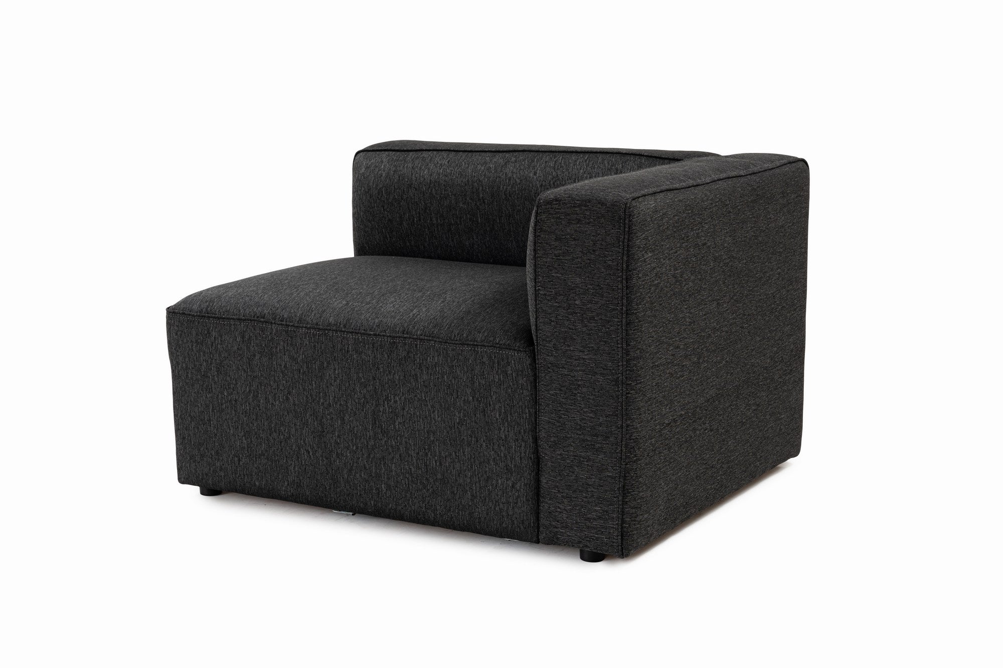 Sofá elegante de 2 lugares, antracite, 220 x 69 x 90 cm | Tecido de textura macia, estrutura de faia e abeto, 30 almofadas de espuma DNS | Perfeito para salas de estar modernas