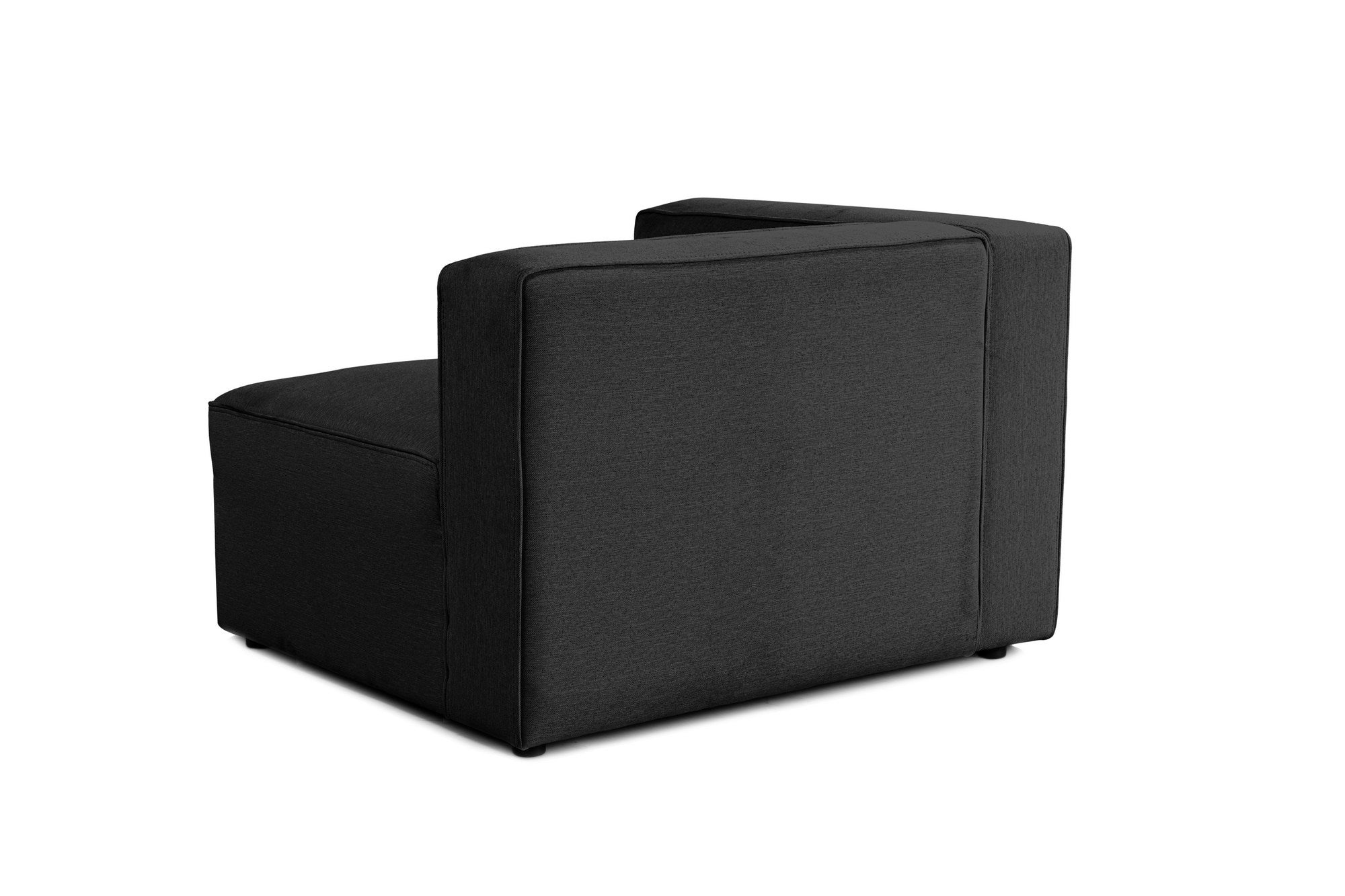 Sofá elegante de 2 lugares, antracite, 220 x 69 x 90 cm | Tecido de textura macia, estrutura de faia e abeto, 30 almofadas de espuma DNS | Perfeito para salas de estar modernas