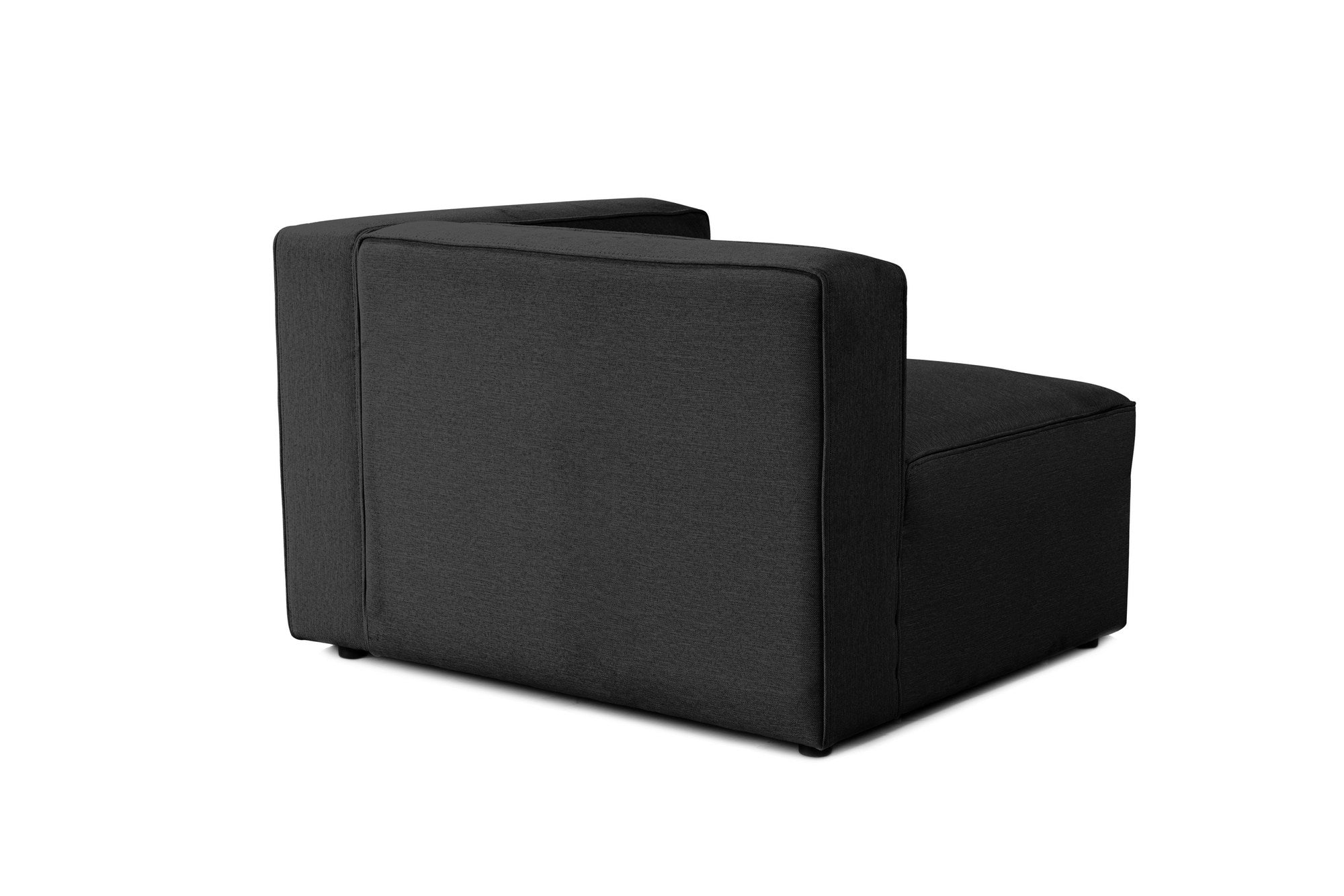 Sofá elegante de 2 lugares, antracite, 220 x 69 x 90 cm | Tecido de textura macia, estrutura de faia e abeto, 30 almofadas de espuma DNS | Perfeito para salas de estar modernas