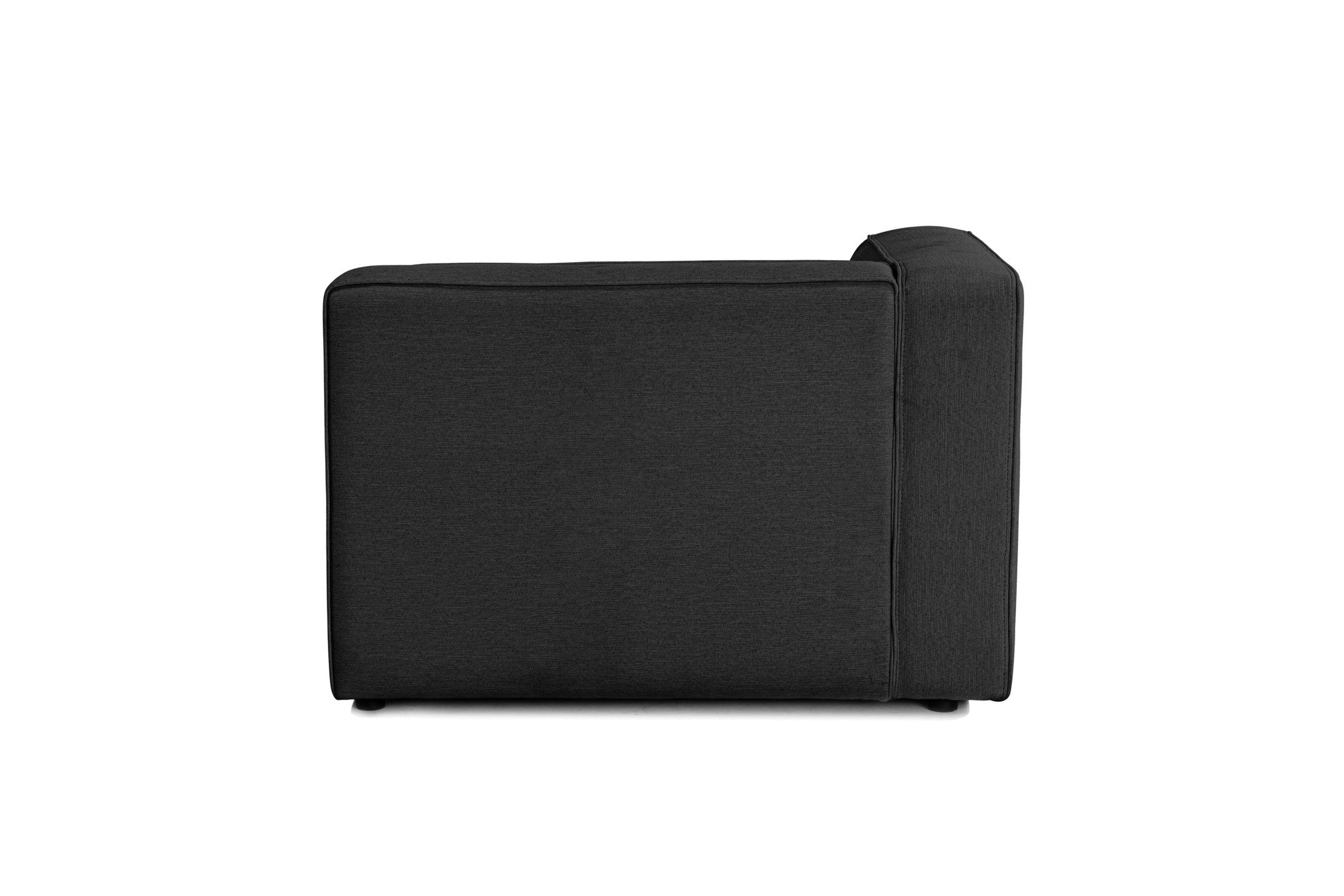 Sofá elegante de 2 lugares, antracite, 220 x 69 x 90 cm | Tecido de textura macia, estrutura de faia e abeto, 30 almofadas de espuma DNS | Perfeito para salas de estar modernas