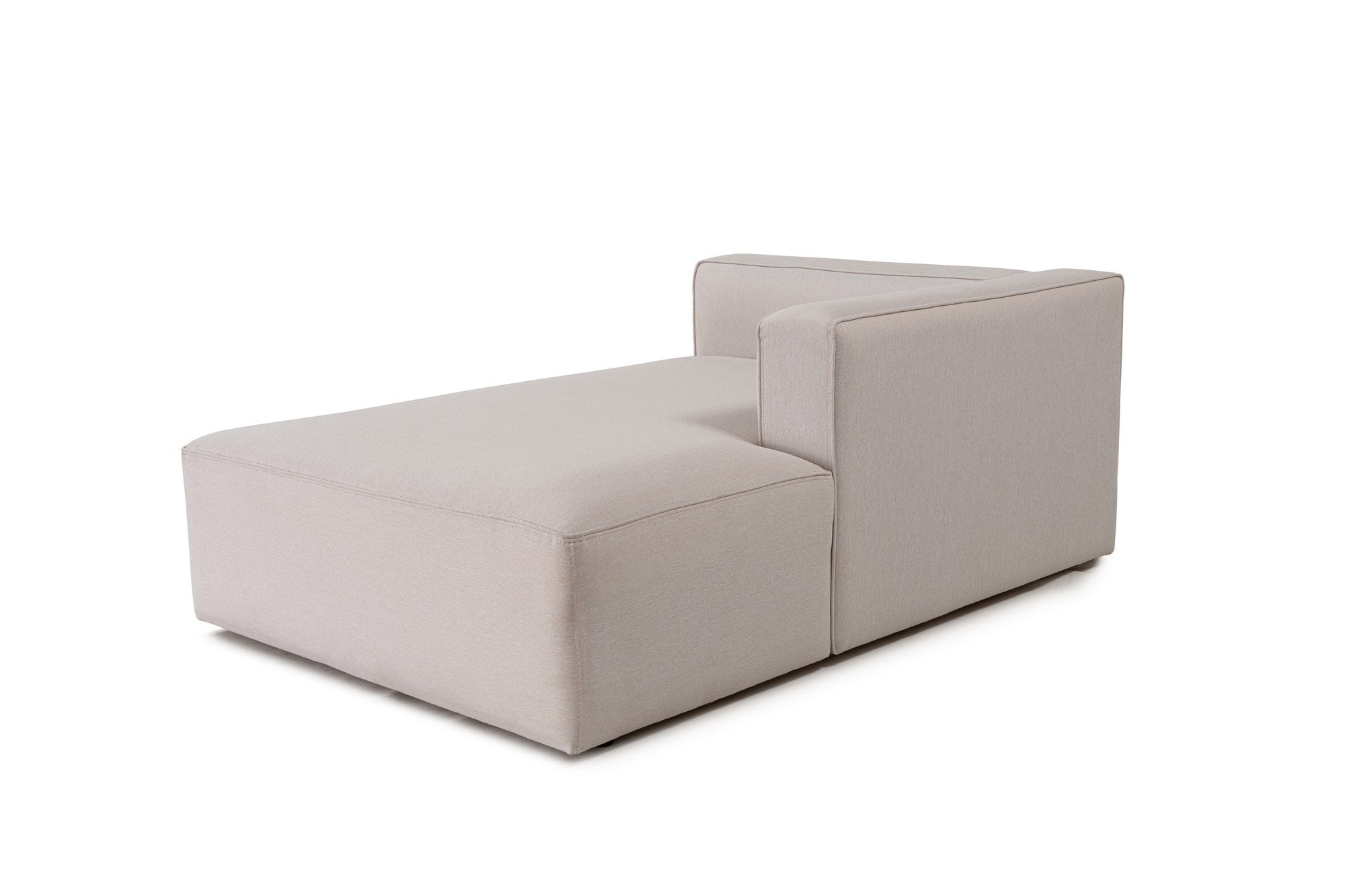 Sofá de canto elegante em cru, 230 cm x 180 cm x 69 cm | Tecido de textura macia, estrutura de faia e abeto, 30 almofadas de espuma DNS | Perfeito para salas de estar modernas