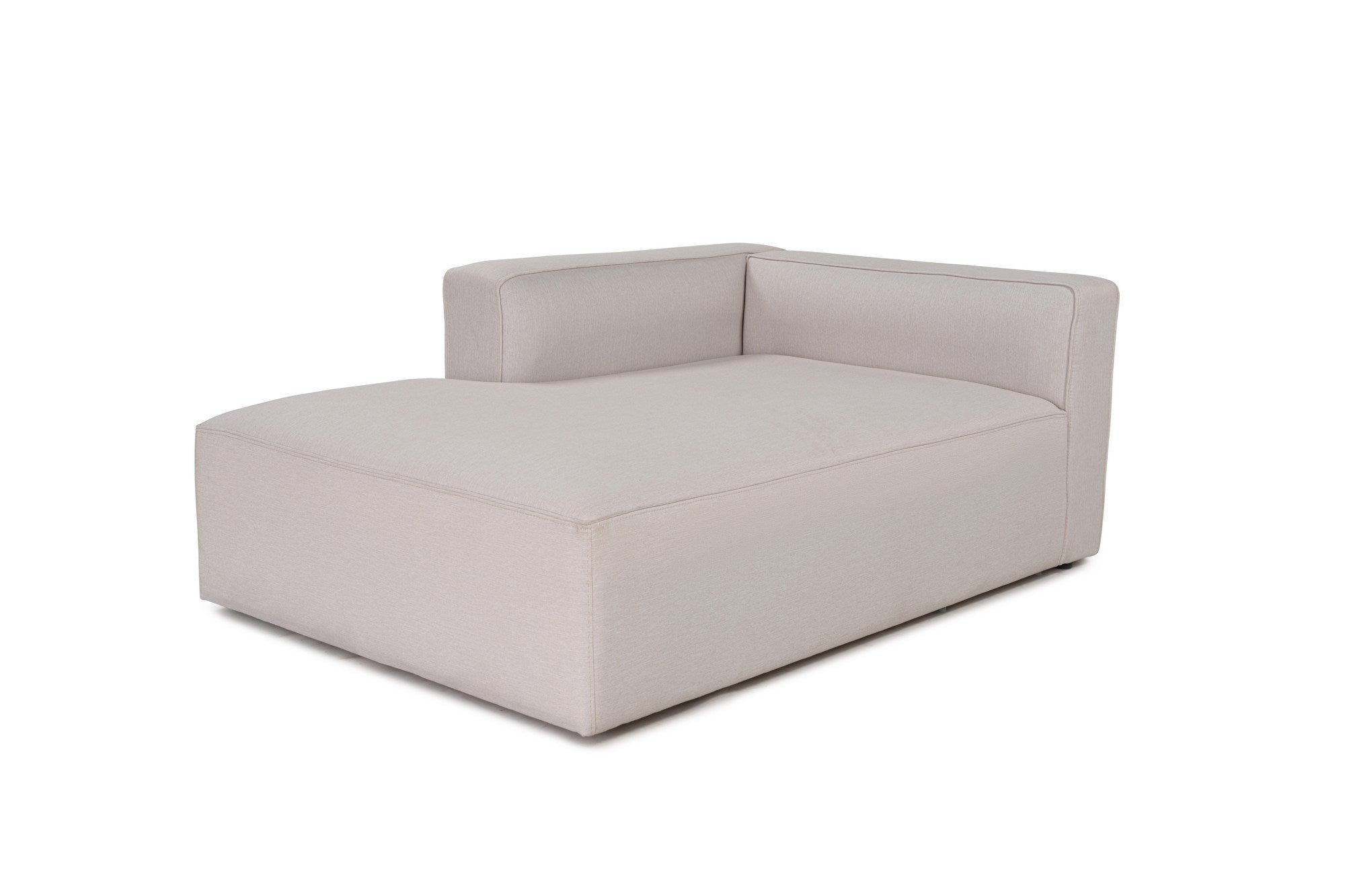 Sofá de canto elegante em cru, 230 cm x 180 cm x 69 cm | Tecido de textura macia, estrutura de faia e abeto, 30 almofadas de espuma DNS | Perfeito para salas de estar modernas