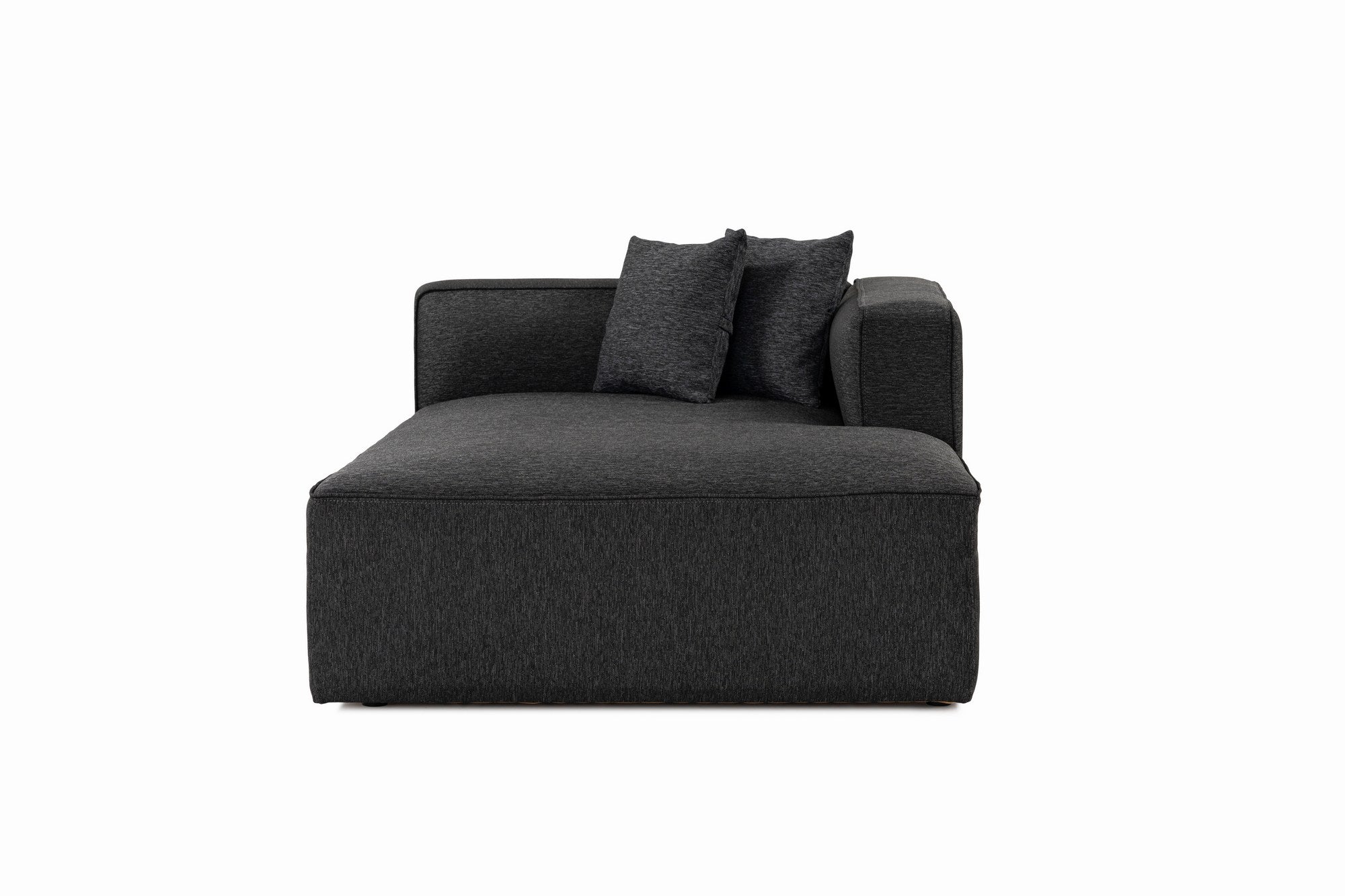 Sofá de canto elegante, antracite, 230 x 180 x 69 cm | Tecido de textura macia, estrutura de faia e abeto, 30 almofadas de espuma DNS | Perfeito para salas de estar modernas