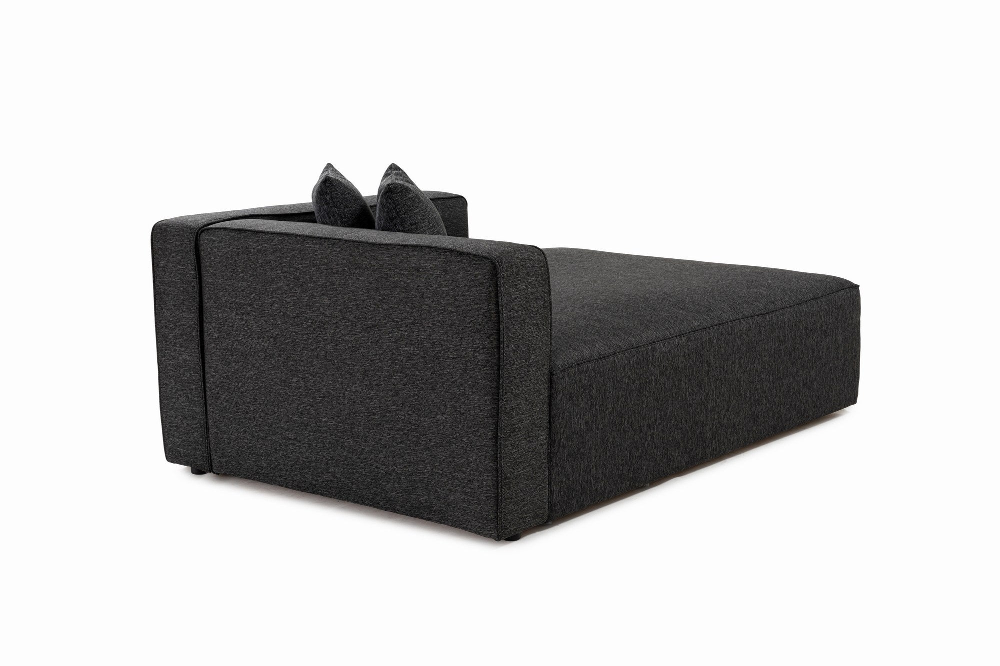 Sofá de canto elegante, antracite, 230 x 180 x 69 cm | Tecido de textura macia, estrutura de faia e abeto, 30 almofadas de espuma DNS | Perfeito para salas de estar modernas