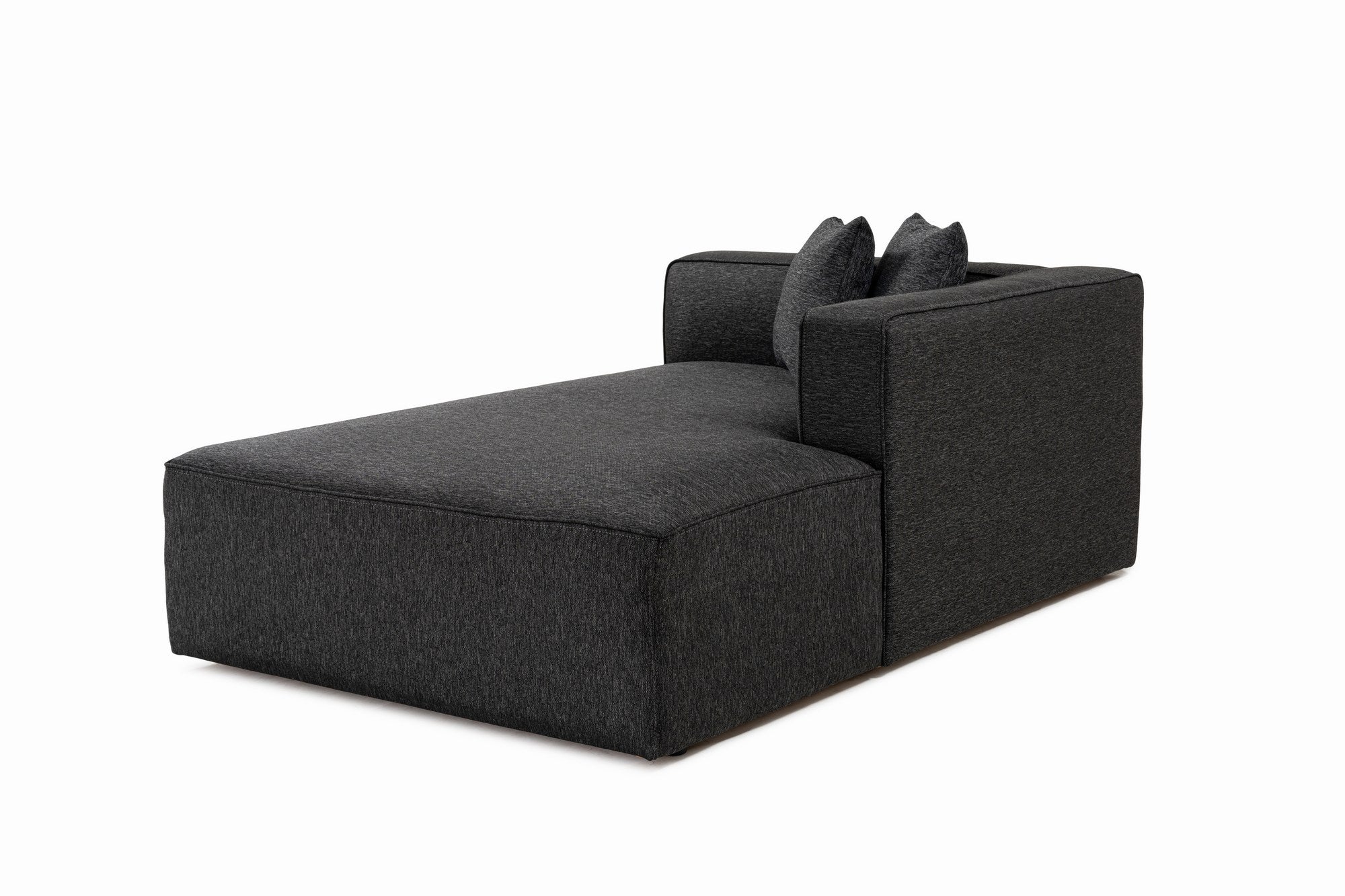 Sofá de canto elegante, antracite, 230 x 180 x 69 cm | Tecido de textura macia, estrutura de faia e abeto, 30 almofadas de espuma DNS | Perfeito para salas de estar modernas