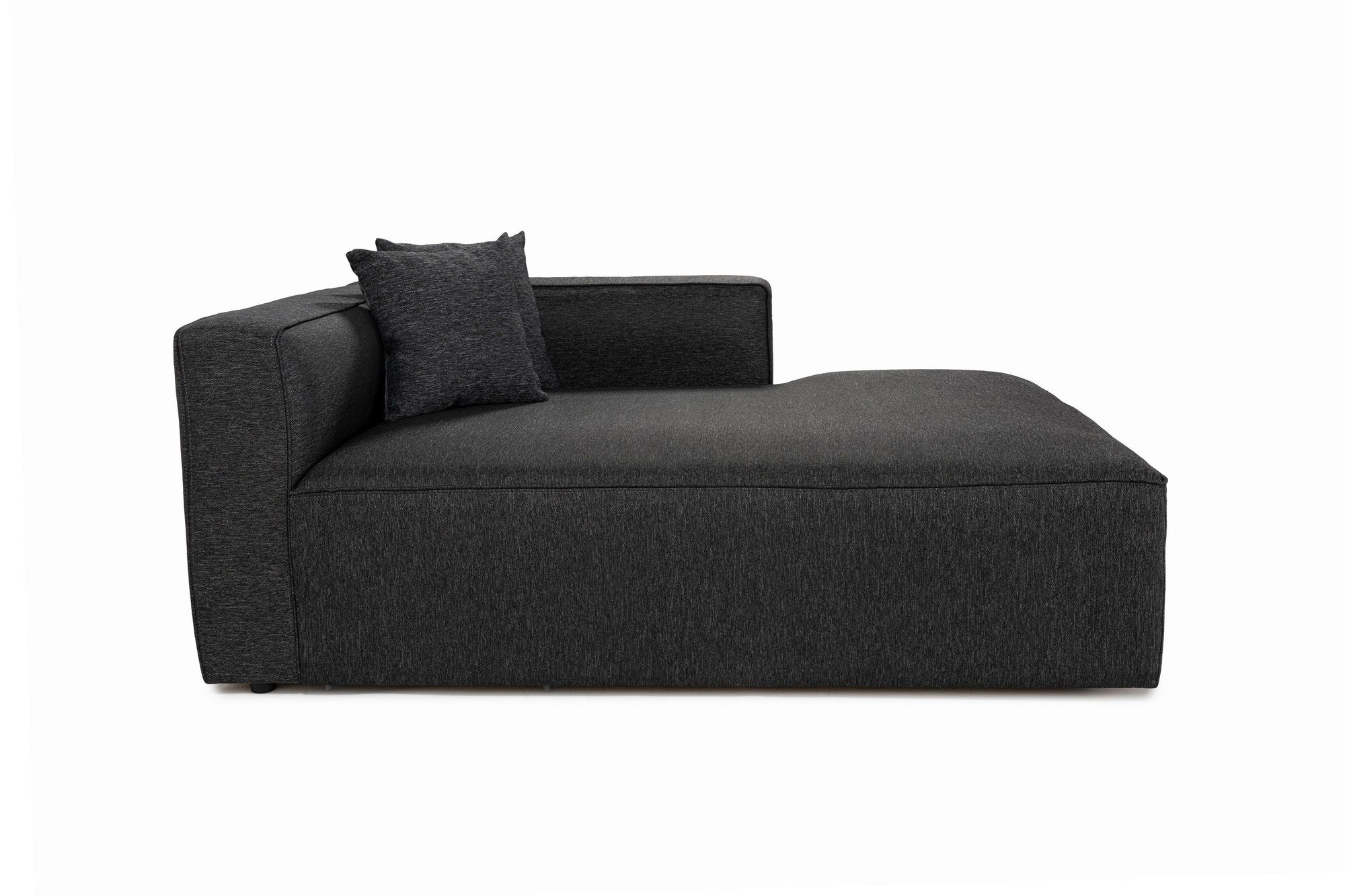 Sofá de canto elegante, antracite, 230 x 180 x 69 cm | Tecido de textura macia, estrutura de faia e abeto, 30 almofadas de espuma DNS | Perfeito para salas de estar modernas