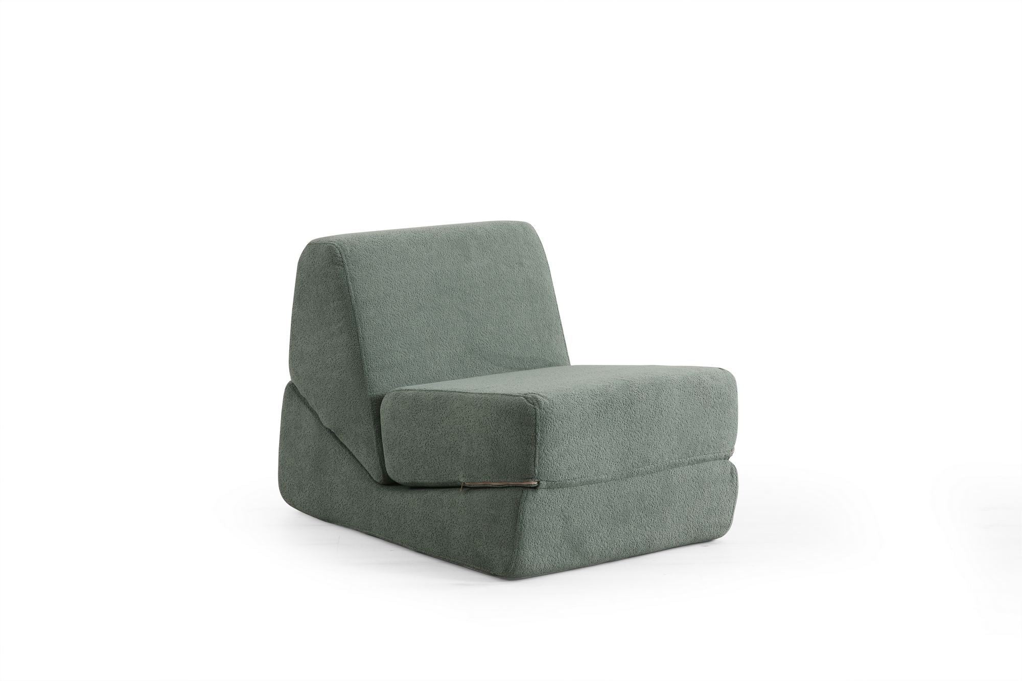 Sofá-cama de 1 lugar-Origami Convertable-Verde