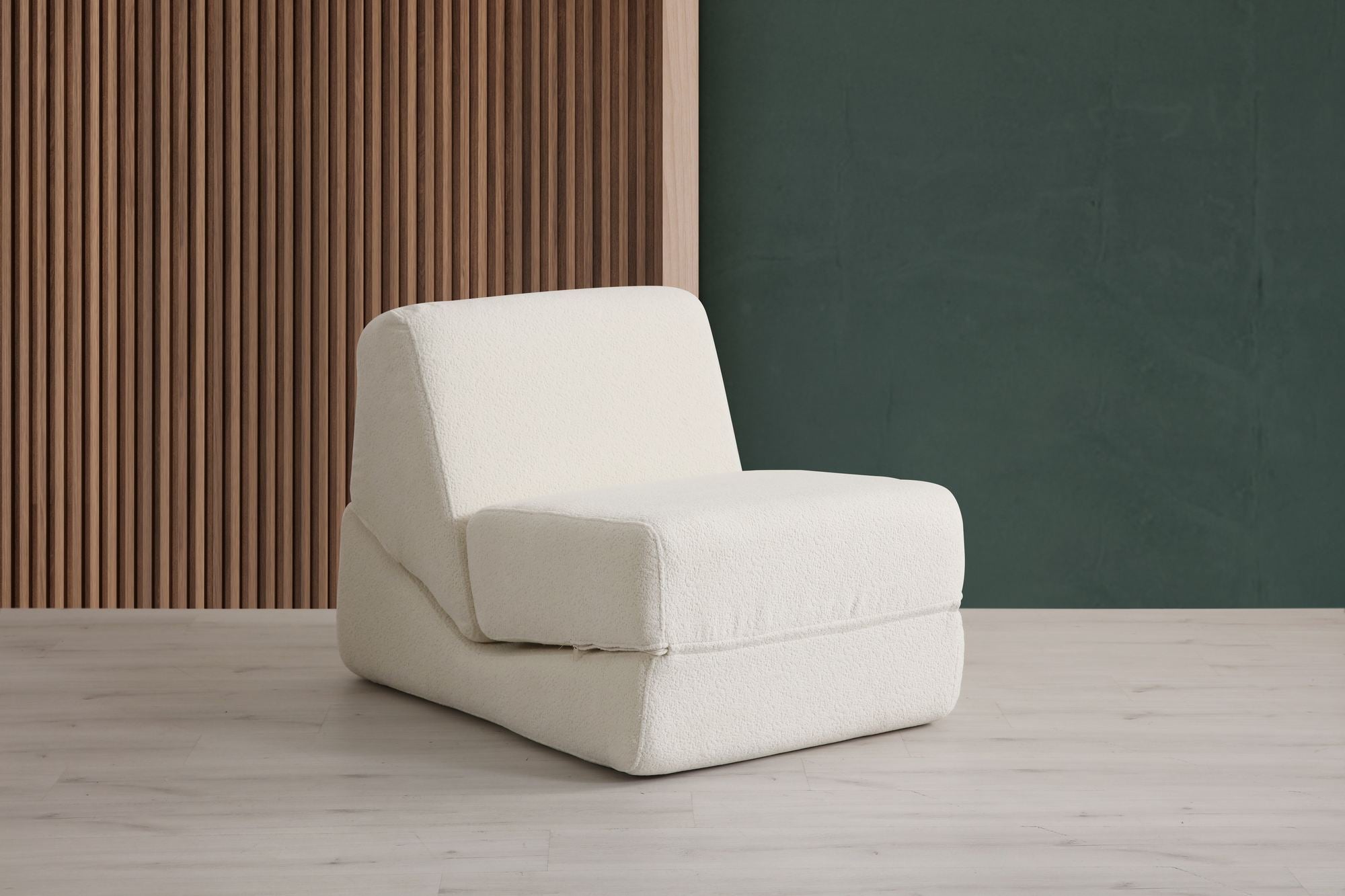 Sofá-cama de 1 lugar-Origami Convertable-Branco