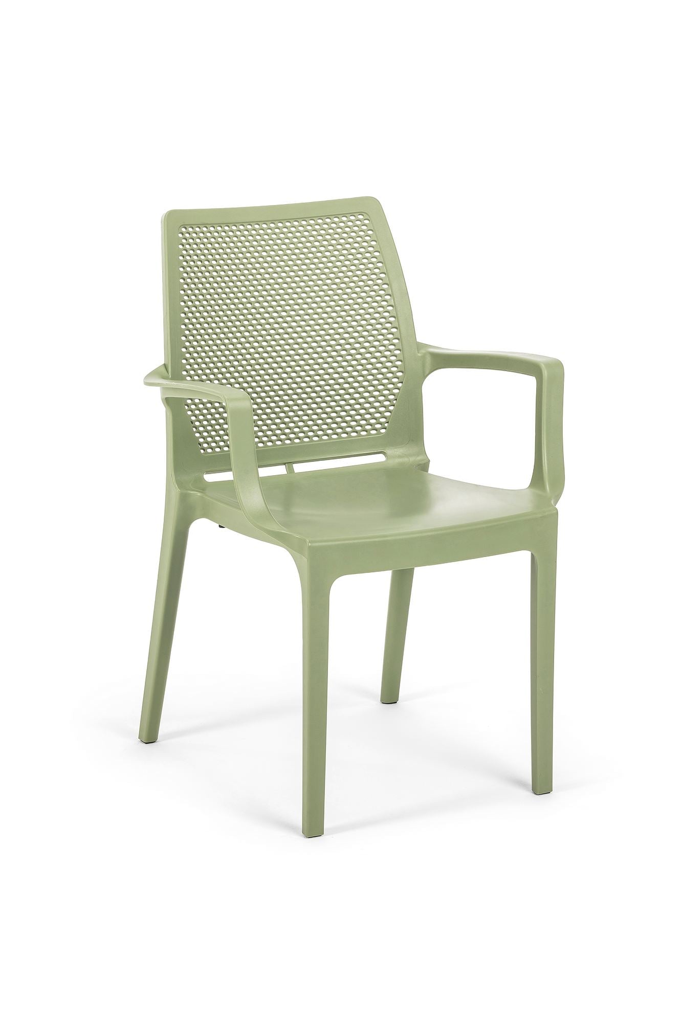 Cadeira Verde em Polipropileno 100% - Design Moderno e Resistente 57x53x85cm