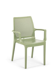 Cadeira Verde em Polipropileno 100% - Design Moderno e Resistente 57x53x85cm
