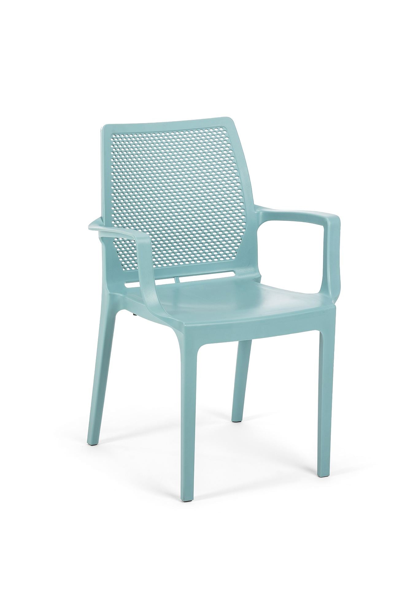 Cadeira Azul em Polipropileno 100% - Design Moderno e Resistente 57x85x53cm