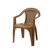 Cadeira Castanha em Polipropileno 100% - Design Compacto 54x76,5cm