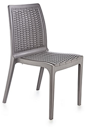 Cadeira Desert Grey 100% Polipropileno - Design Moderno e Resistente 57x46x85cm