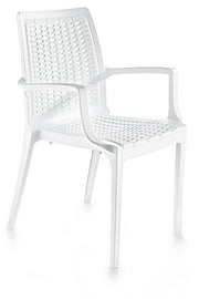 Cadeira Branca em Polipropileno 100% - Design Moderno e Resistente 57x53x85cm