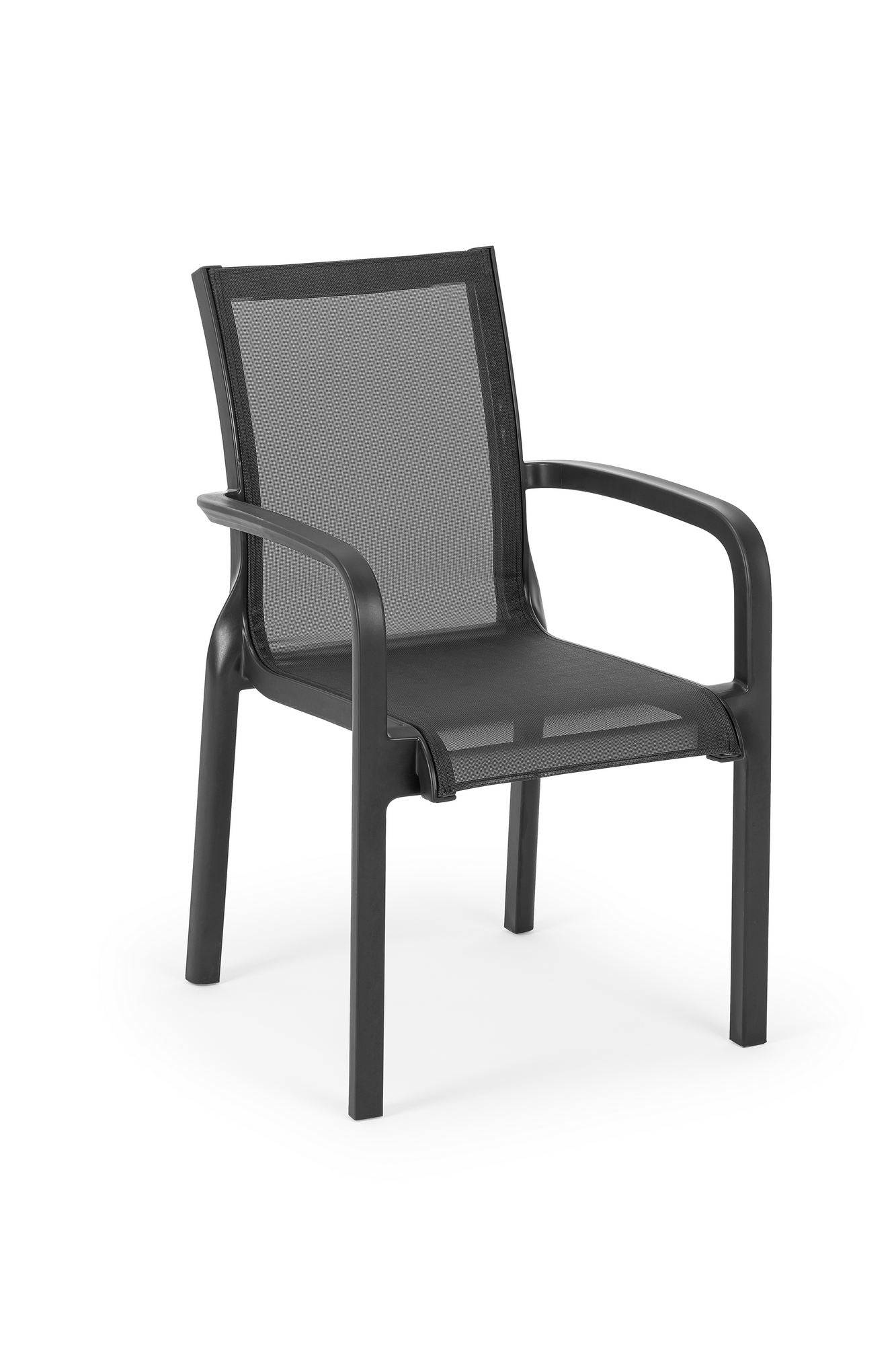 Cadeira Preta em Polipropileno 100% - Design Moderno e Resistente 61,5x55x88,5cm