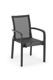 Cadeira Preta em Polipropileno 100% - Design Moderno e Resistente 61,5x55x88,5cm