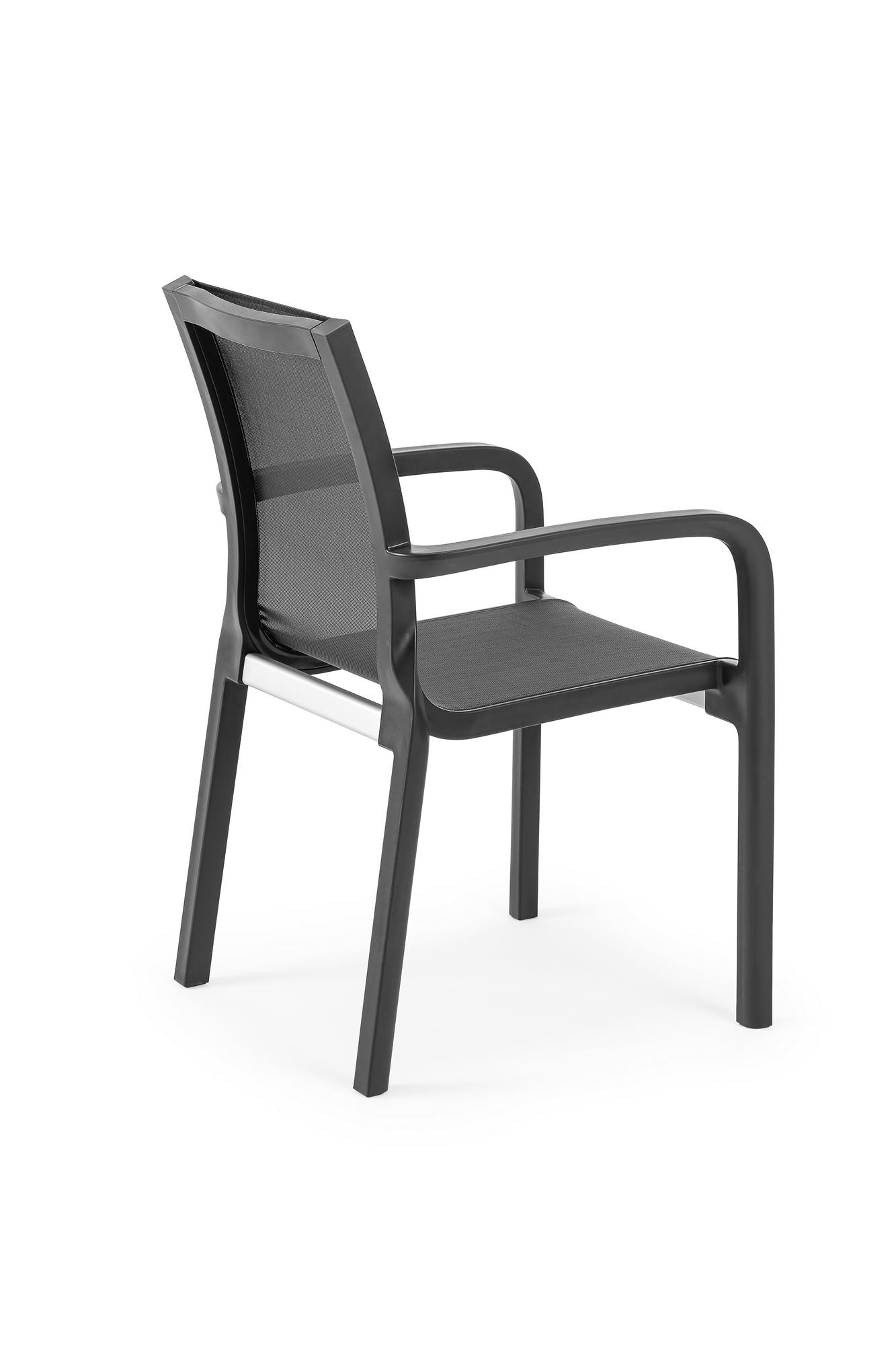 Cadeira Preta em Polipropileno 100% - Design Moderno e Resistente 61,5x55x88,5cm