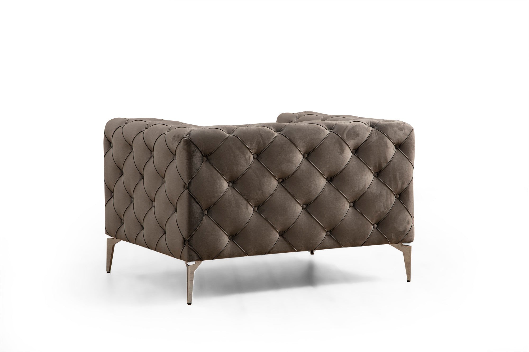 Poltrona moderna – 108 cm x 70 cm x 90 cm – Antracite – Madeira de faia e aglomerado