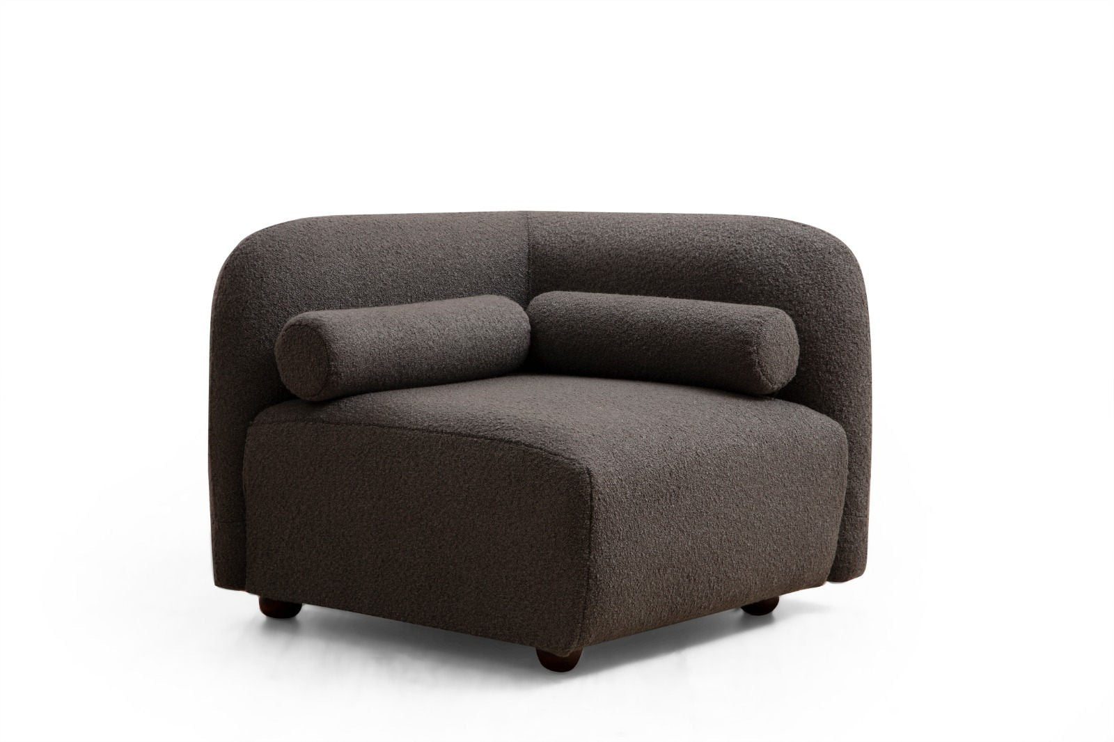 Poltrona – 90x74x90 cm – Cinza Escuro – Madeira de Faia e Aglomerado