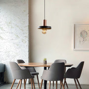 Candeeiro de Teto moderno – 32 x 32 cm – preto e cobre – metal