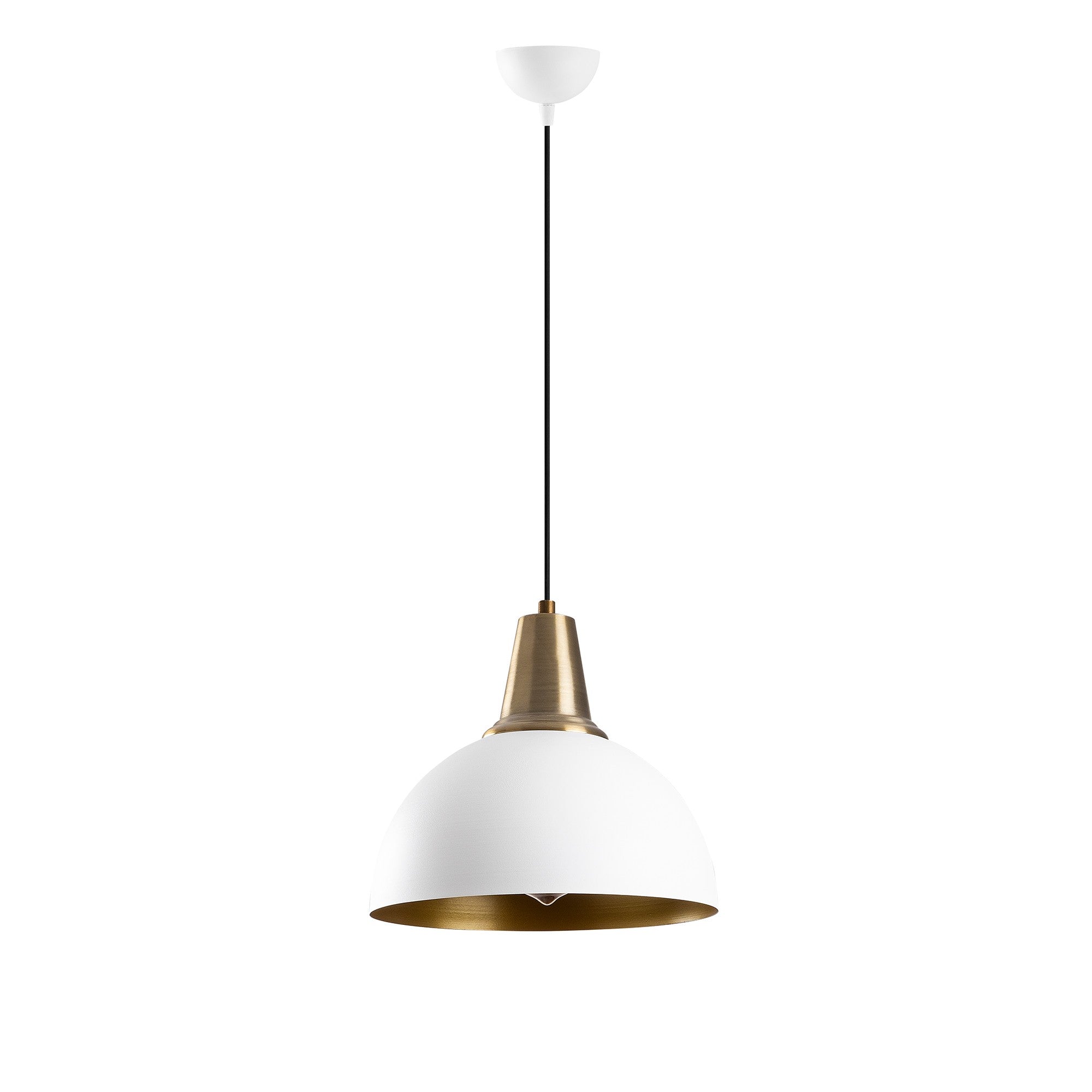 Candeeiro de Teto – 30x30 cm – Branco – Metal