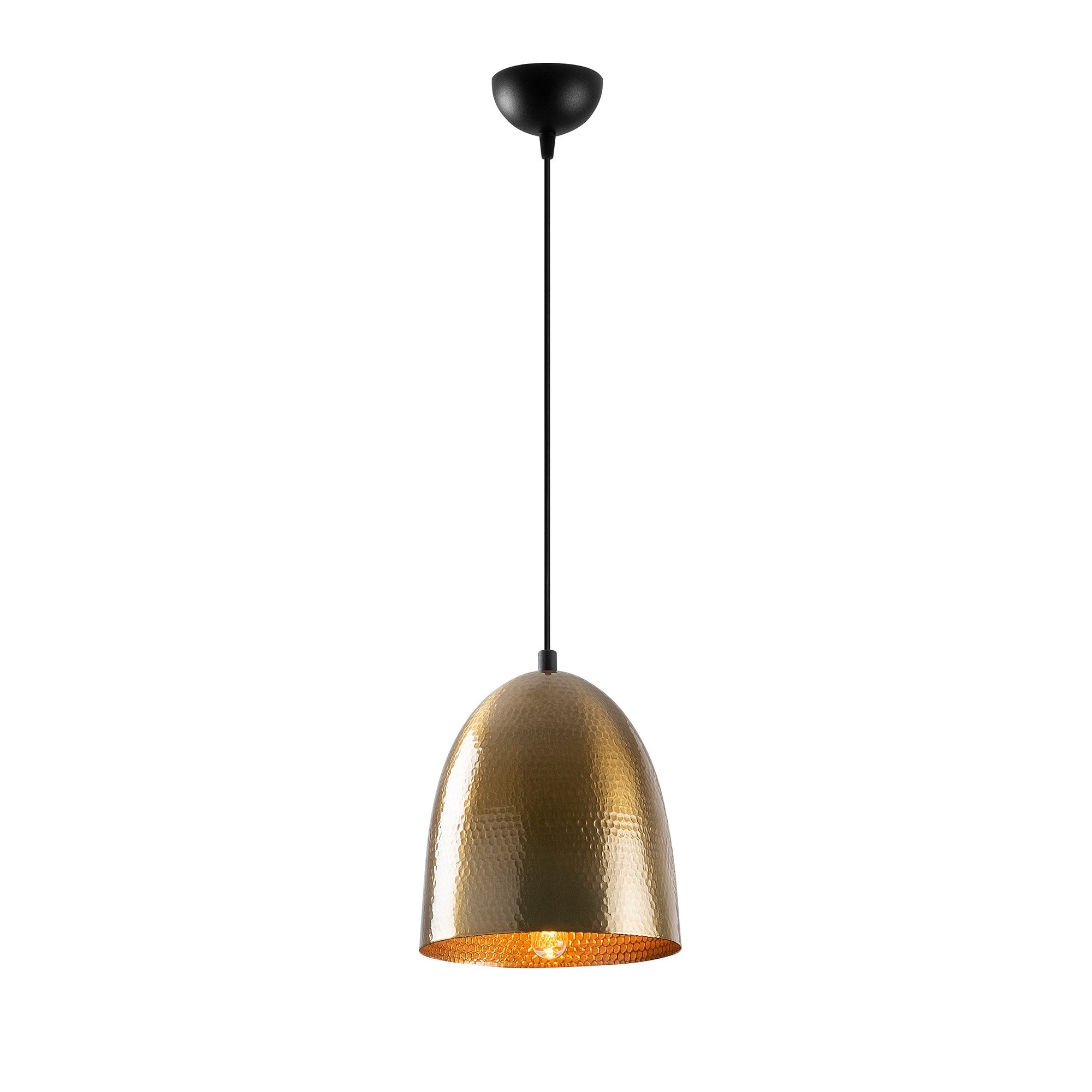 Lustre Vintage Moderno, Altura Ajustável 118 cm, Corpo de Metal, Tampa de 20 cm, Soquete E27, Design Escandinavo Glamouroso | Perfeito para Decoração de Casa e Escritório
